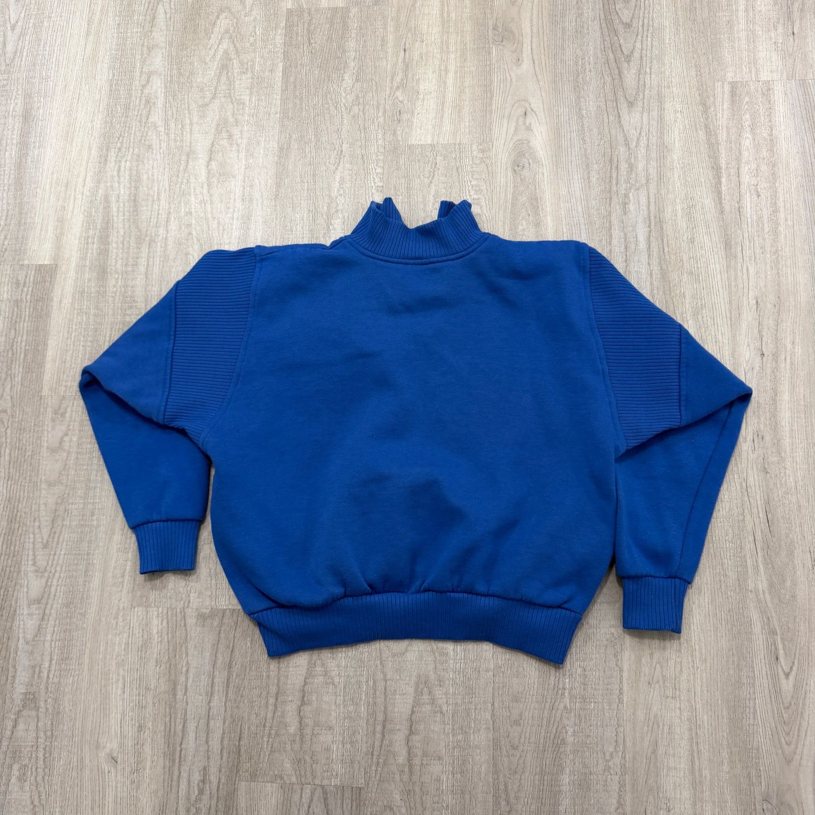 Nike Vintage Nike 1/4 Zip Sweatshirt Women's Medium Blue Pullover Size M / US 6-8 / IT 42-44 - 5 Thumbnail