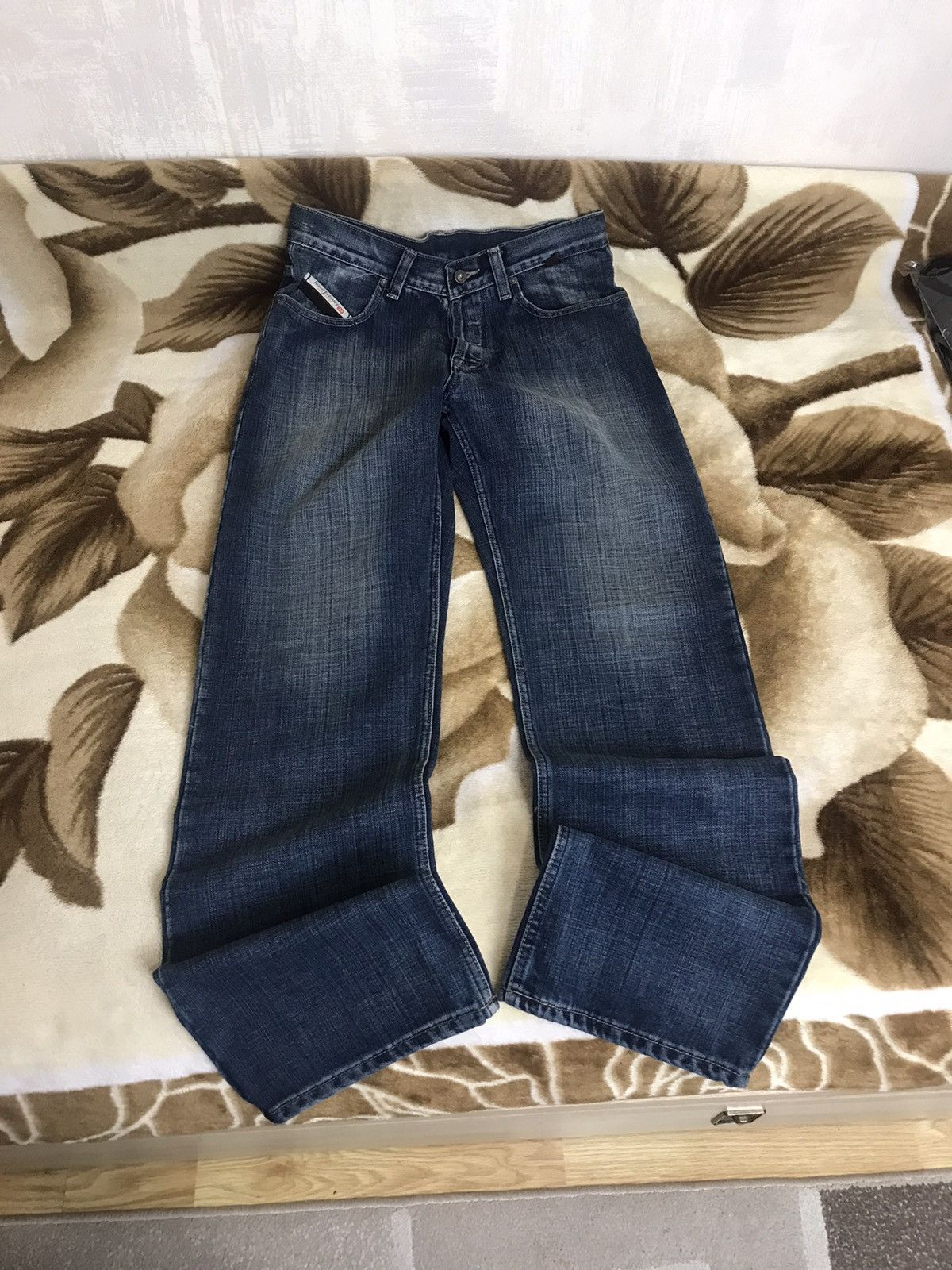 Diesel 🔥 Rare Diesel Washed Faded Denim Y2K Baggy Pants Japan Jeans Size US 32 / EU 48 - 10 Thumbnail