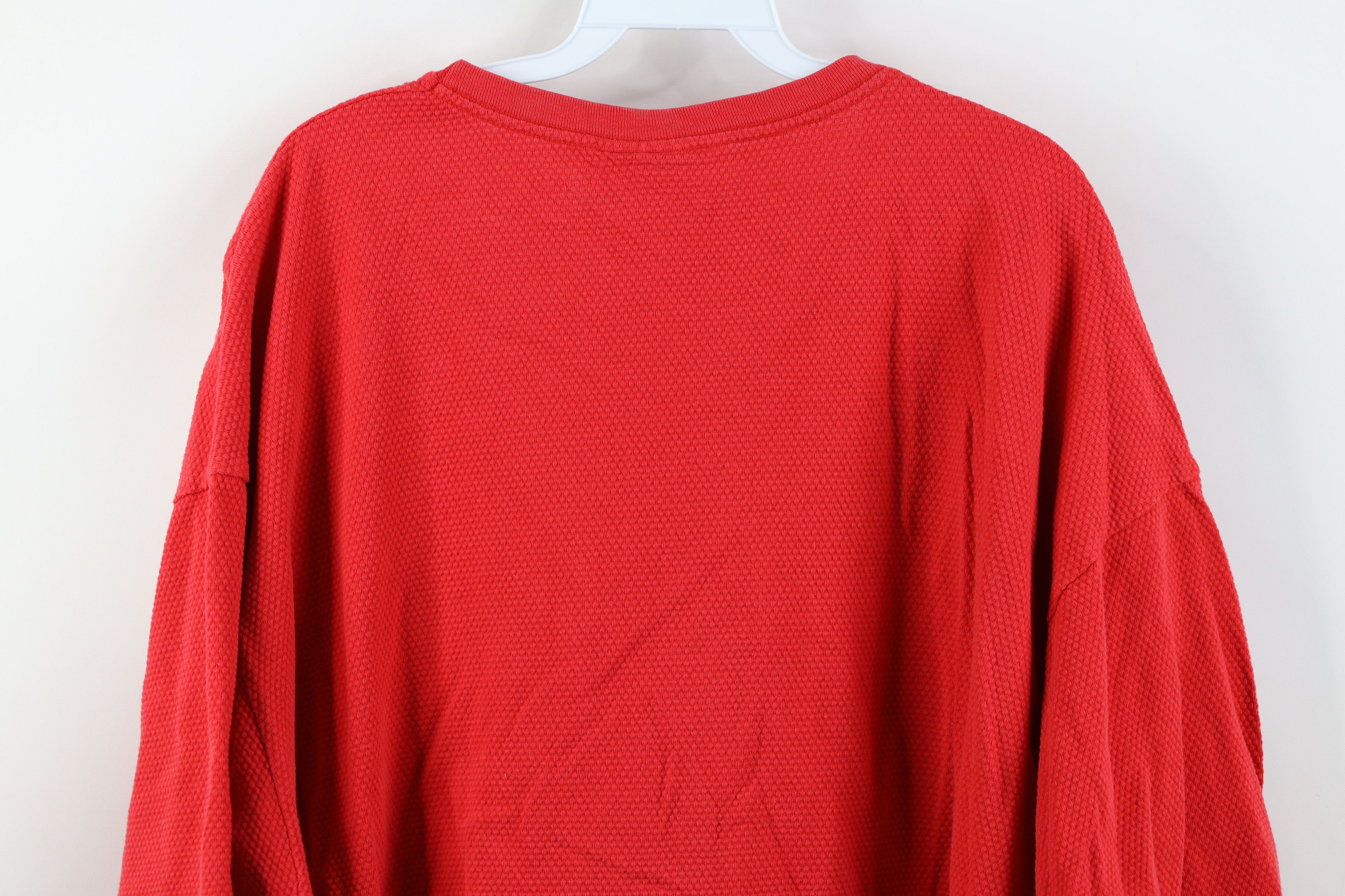 Vintage Vintage 90s Streetwear Knit Flower Butterfly T-Shirt USA Size 3XL / US 20-22 - 13 Thumbnail