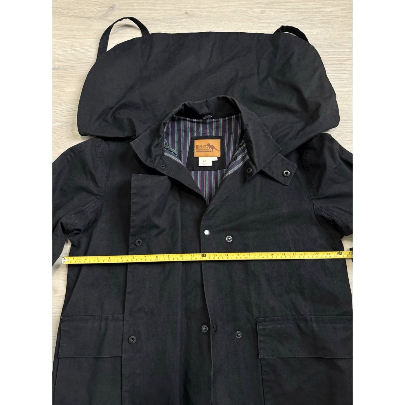 KangaROOS VINTAGE Kangaroo Khakis Denim Duster Jacket Long Overcoat Coat Men S Black Charcoal Denim Size US S / EU 44-46 / 1 - 3 Thumbnail