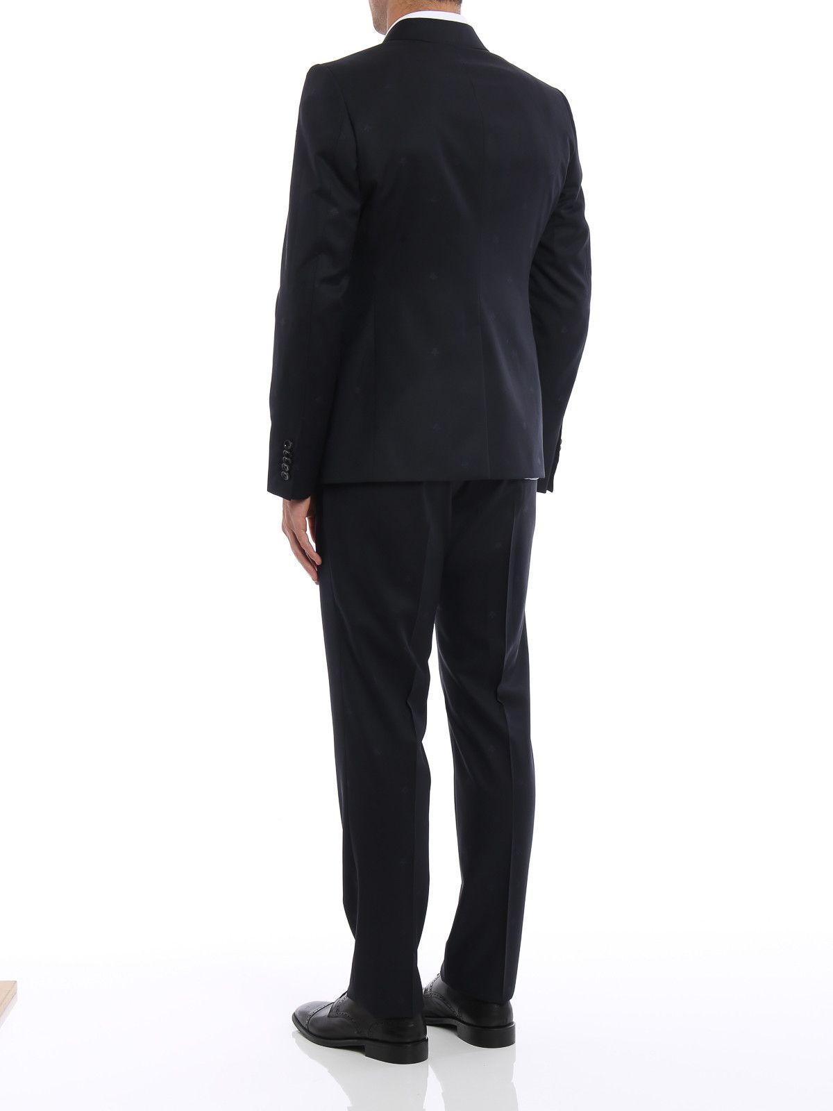 Gucci o1mt1gz0725 Monaco Bees Wool Gabardine Suit in Navy Size US S / EU 44-46 / 1 - 6 Thumbnail