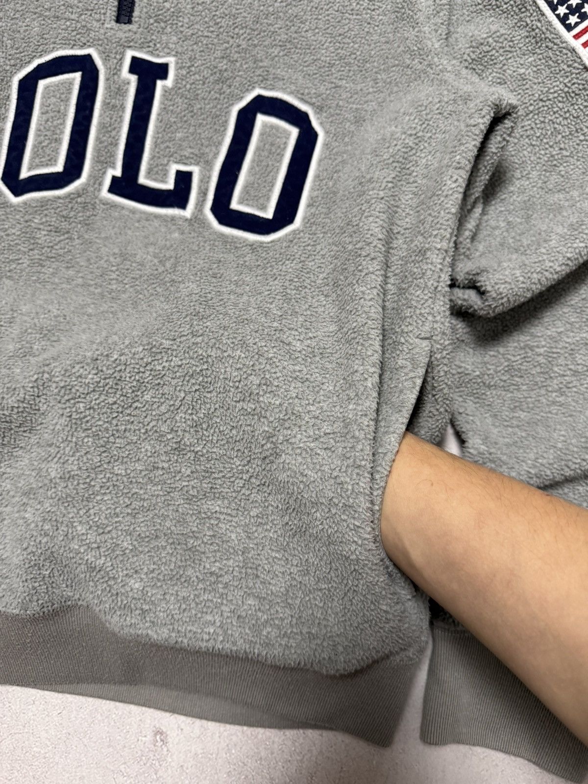 Vintage Polo Ralph Lauren Fleece Jacket Big Logo Sweatshirt Y2K Size US S / EU 44-46 / 1 - 6 Thumbnail
