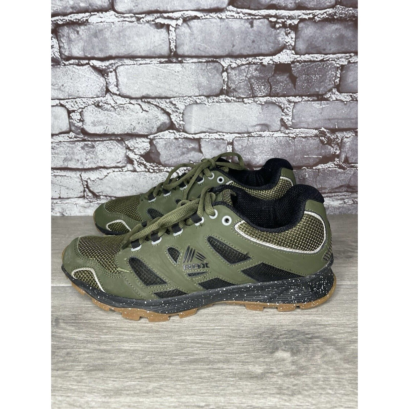 Other RBX Durango 3 Green & Black Athletic Trail Lace Running Shoe Size US 10 / EU 43 - 8 Thumbnail