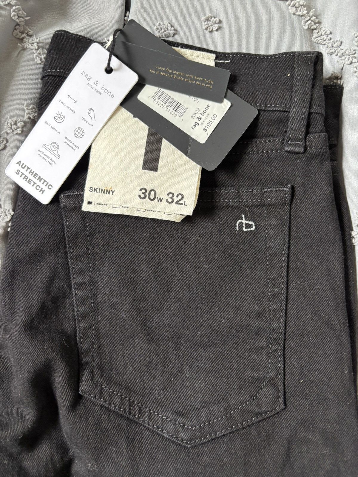 Rag & Bone Rag & Bone Brand New Men’s Skinny Jean 32/30 Size US 32 / EU 48 - 1 Thumbnail
