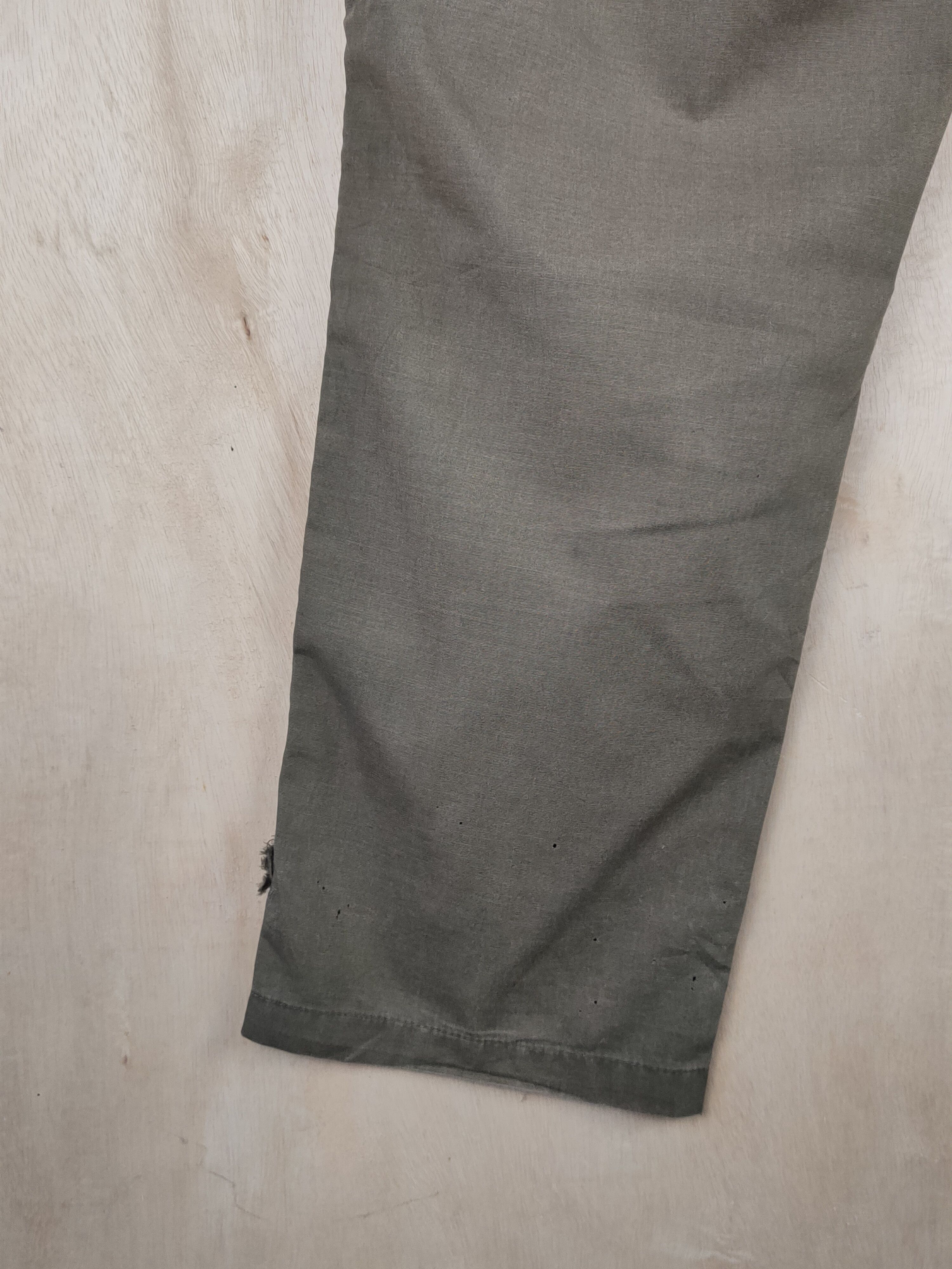 Japanese Brand O.R.G Olive Faded Multipocket Tactical Cargo Pants #S2453 Size US 31 - 12 Thumbnail