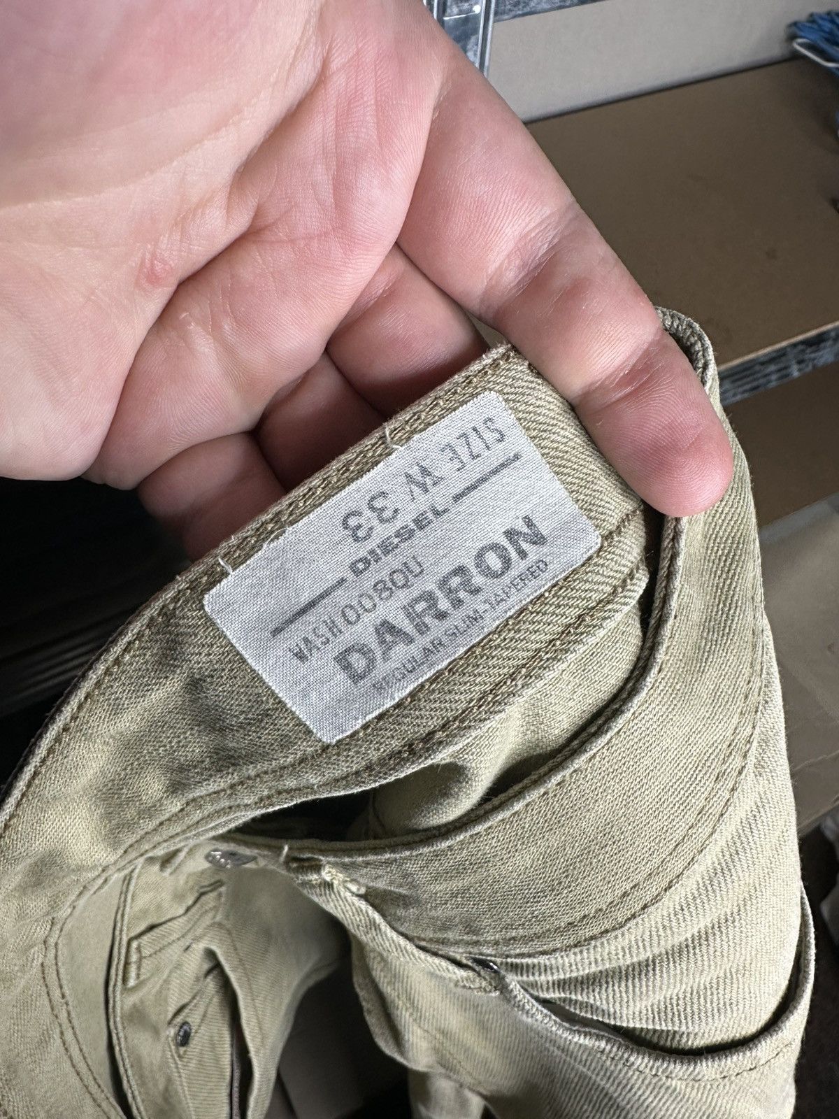 Diesel Diesel Darron Jeans Men's Size W33 Regular Slim-Tapered Size US 33 - 4 Thumbnail