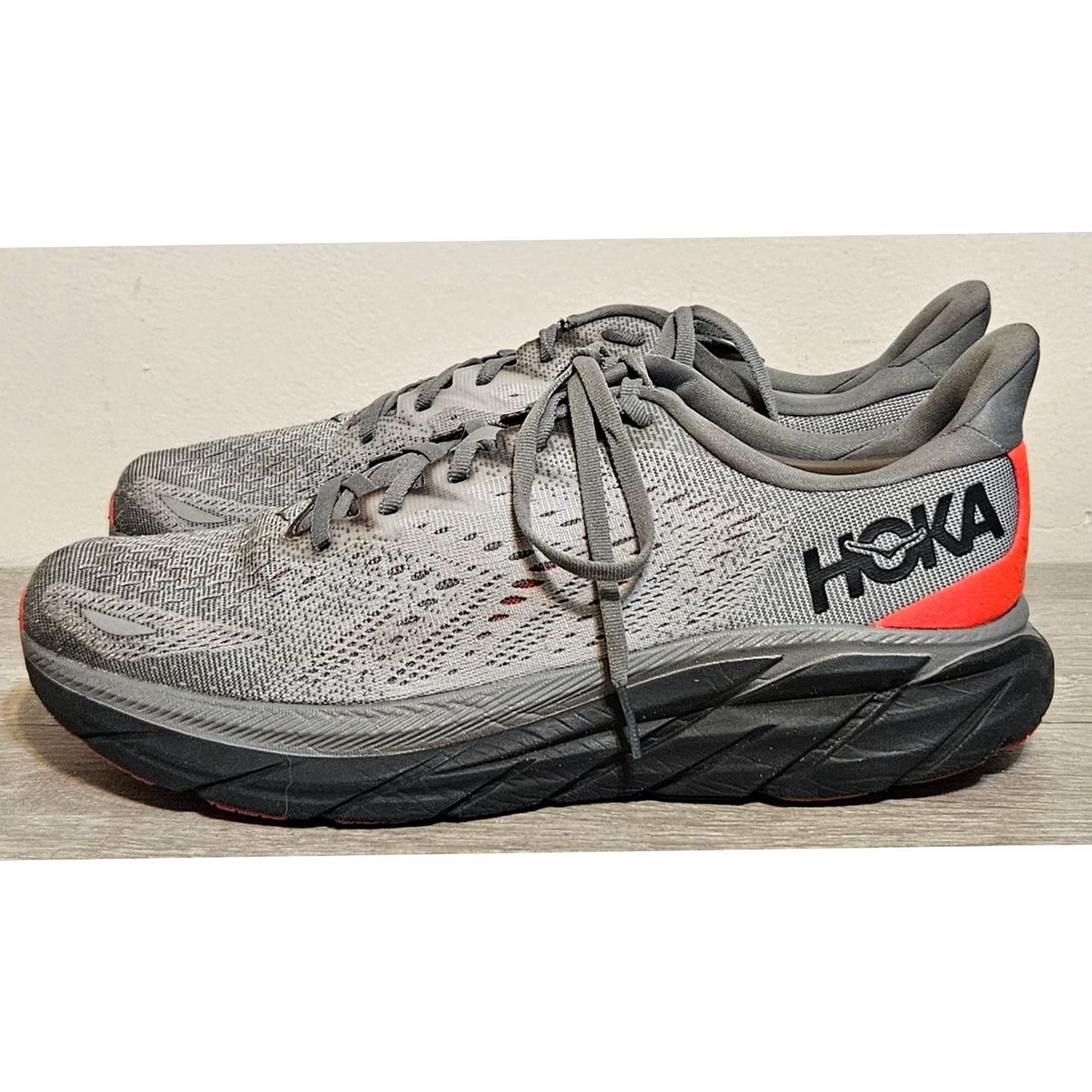 Vintage Hoka One One Clifton 8 Gray Pink Women's Size 11 B 1119394 SDPK Woman's Size US 11 / IT 41 - 2 Thumbnail