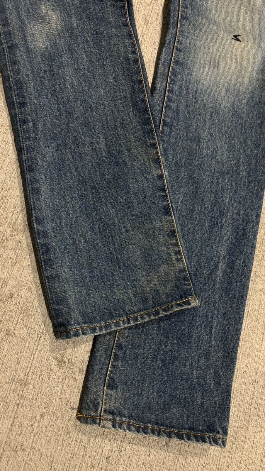 Undercover Undercover AW2005 Arts & Craft Boro Heart Denim Size US 32 / EU 48 - 9 Thumbnail