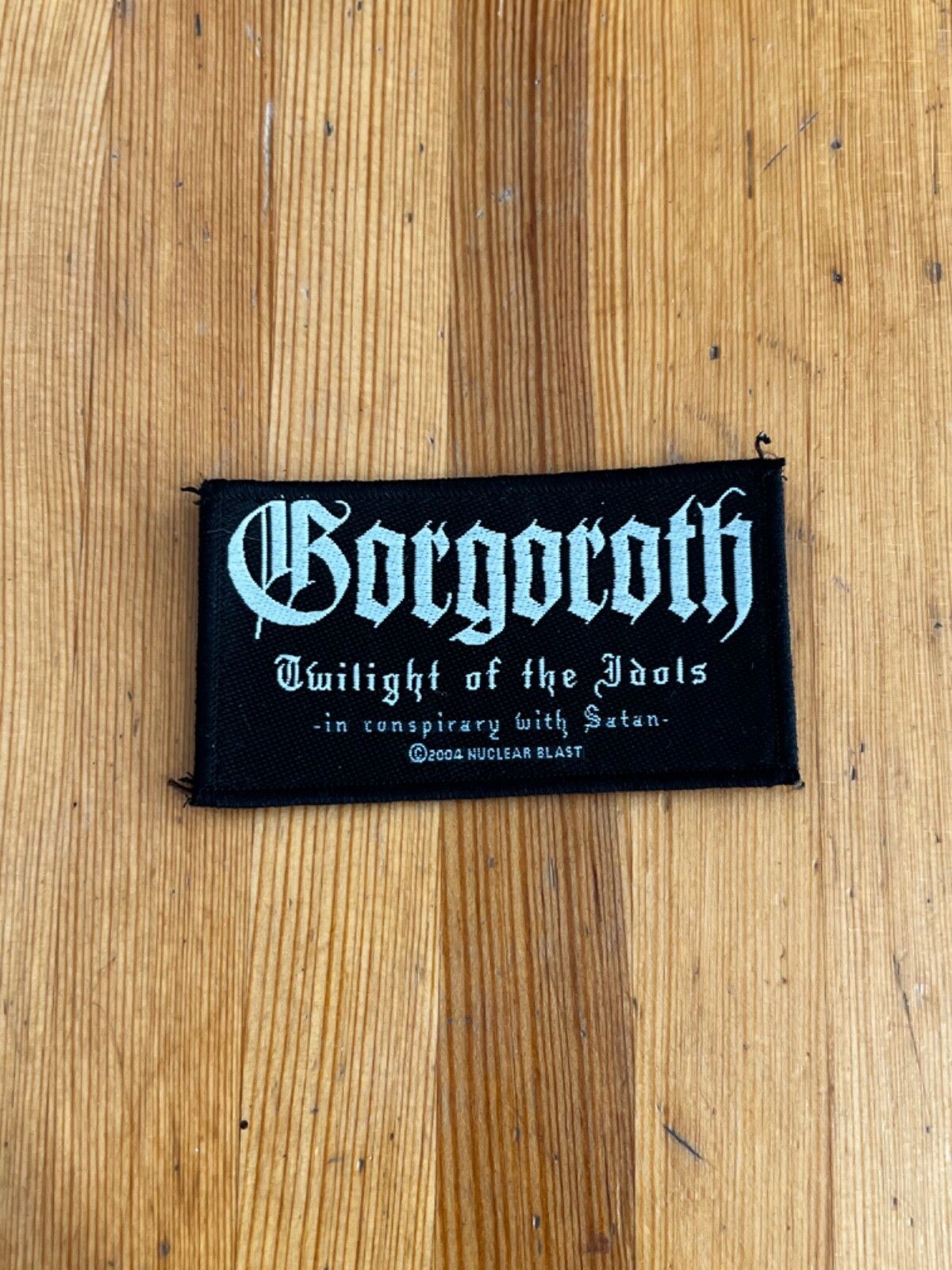 Band Tees Vintage 00s Gorgoroth Metal Band Small Patch Size ONE SIZE - 1 Thumbnail