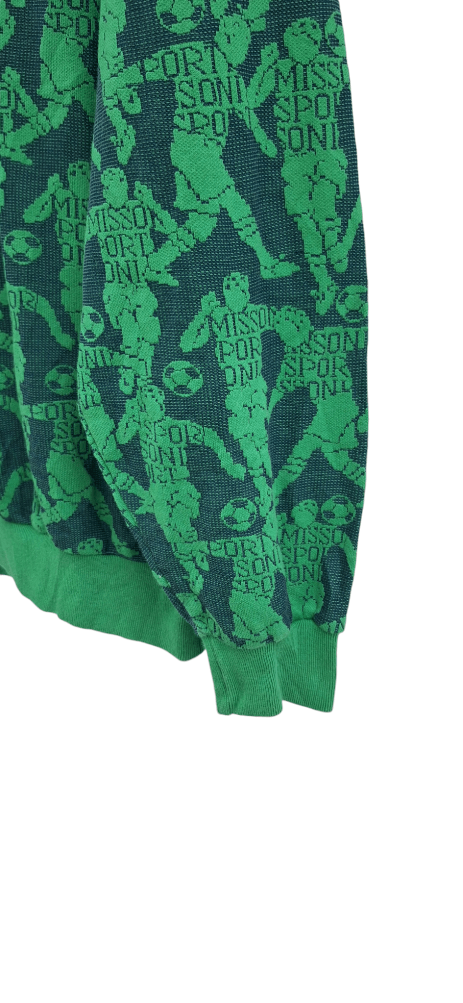 Missoni Rare Vintage Missoni Sport Fullprint Half Button Sweatshirt Size US XS / EU 42 / 0 - 4 Thumbnail