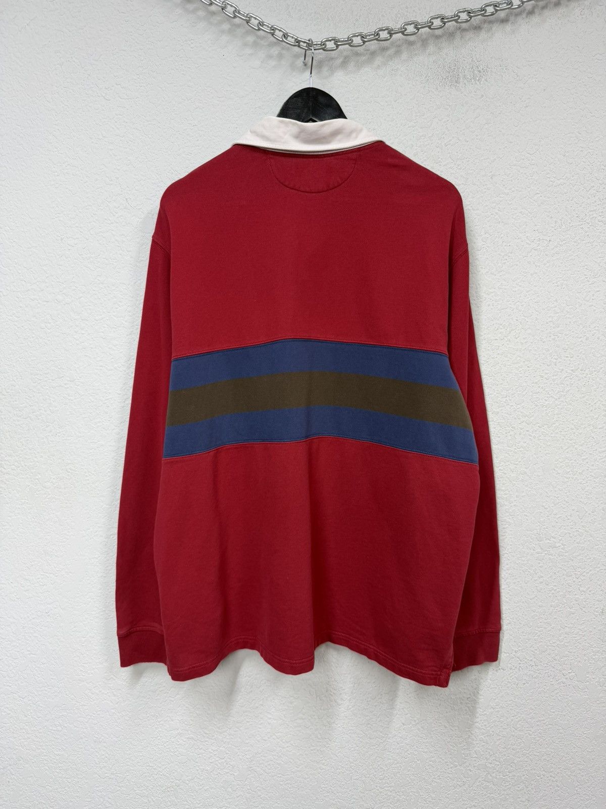 Polo Ralph Lauren Vintage Polo Ralph Lauren Rugby Polo Long Sleeve RRL Drake Size US L / EU 52-54 / 3 - 7 Thumbnail