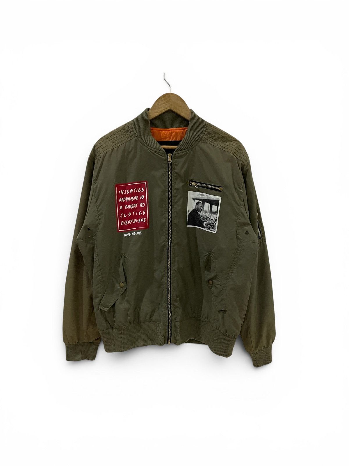 Japanese Brand Vintage Rise As 1ne Japan Art Bomber Jacket Size US XL / EU 56 / 4 - 1 Thumbnail
