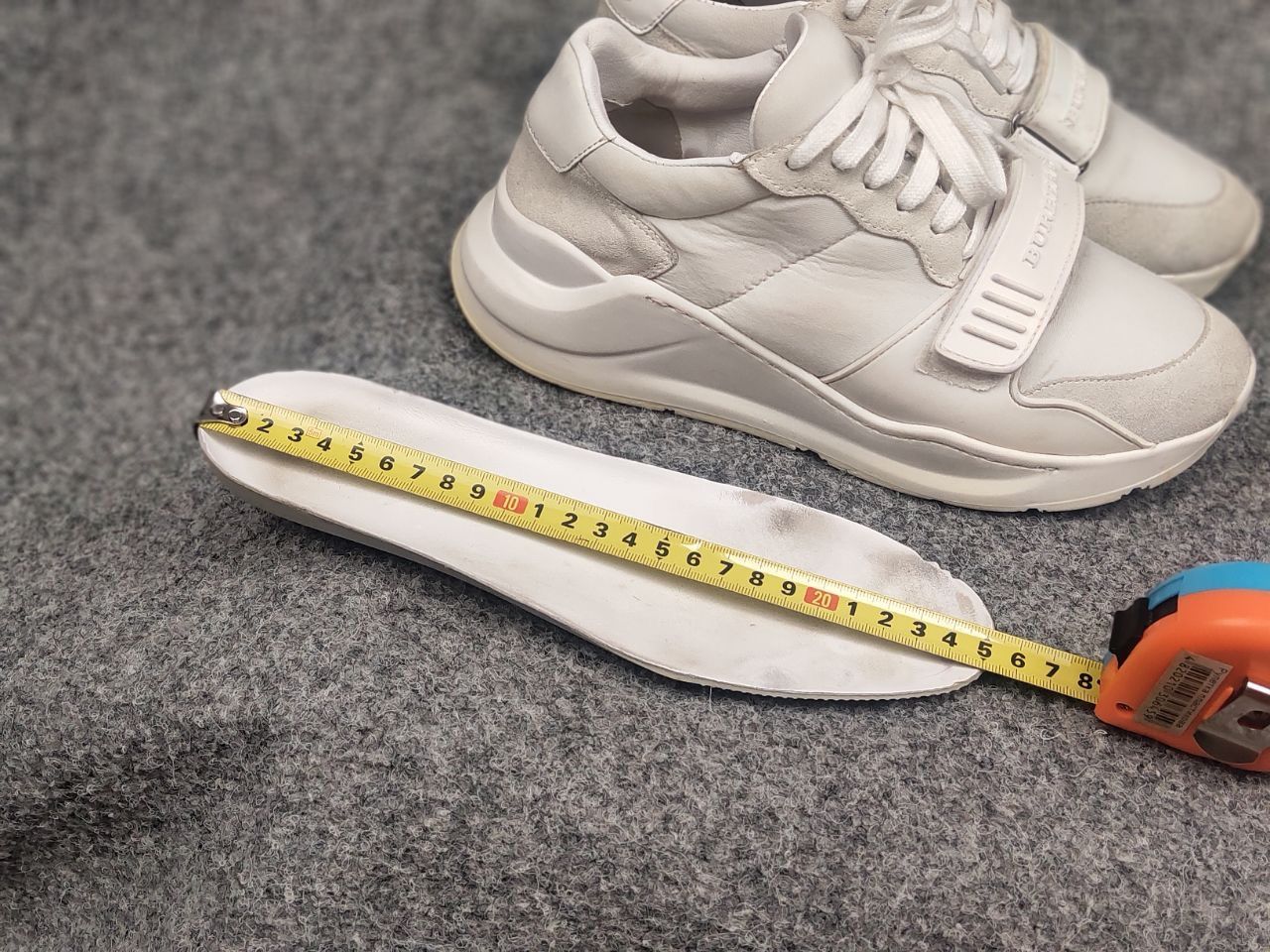 Burberry Burberry Ramsey Trainers Logo White Low-Top Sneakers Size US 6.5 / IT 36.5 - 19 Thumbnail