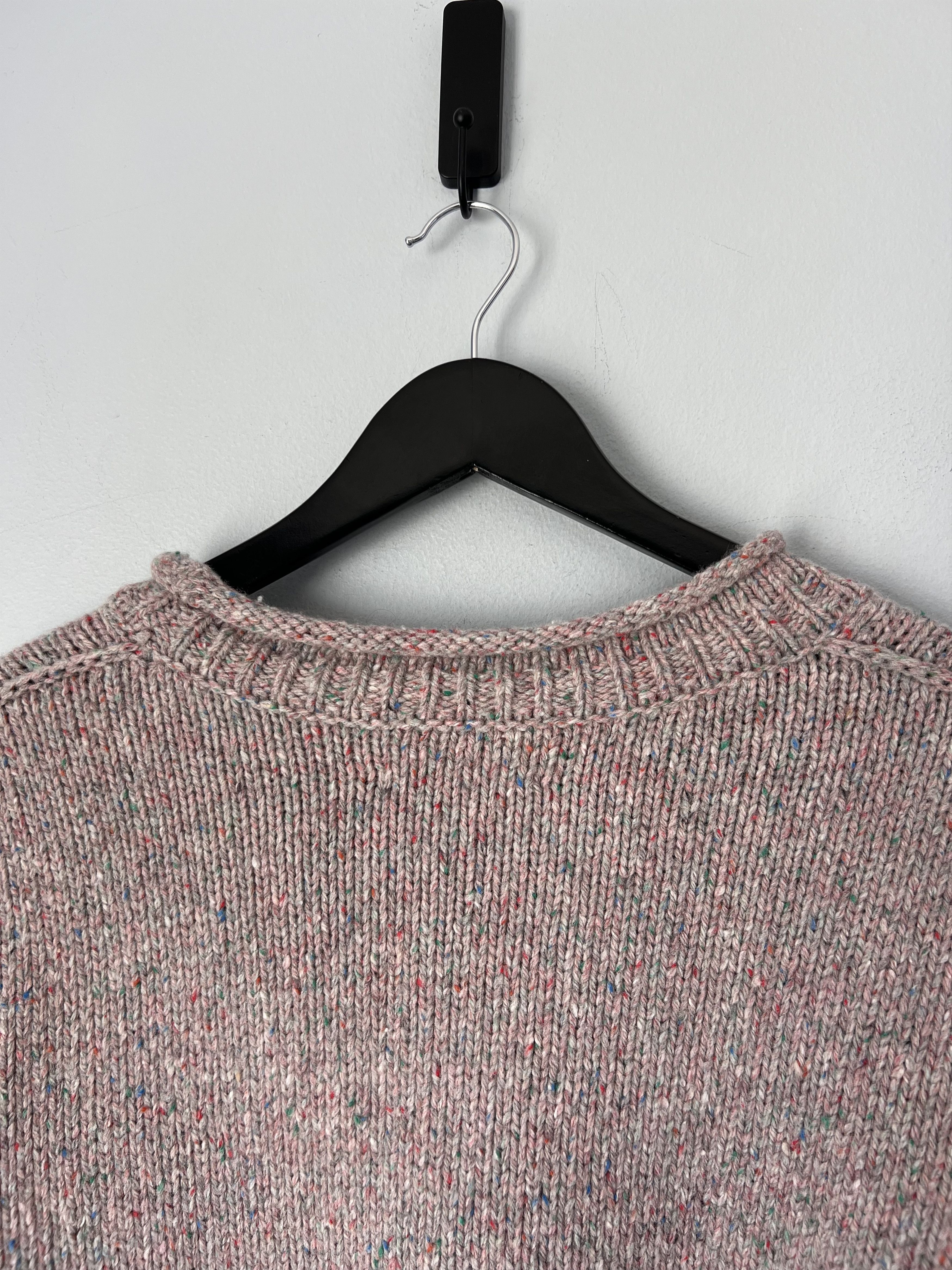Acne Studios Acne Studios Konegal Skull Wool Blend Sweater in Beige Size US L / EU 52-54 / 3 - 7 Thumbnail