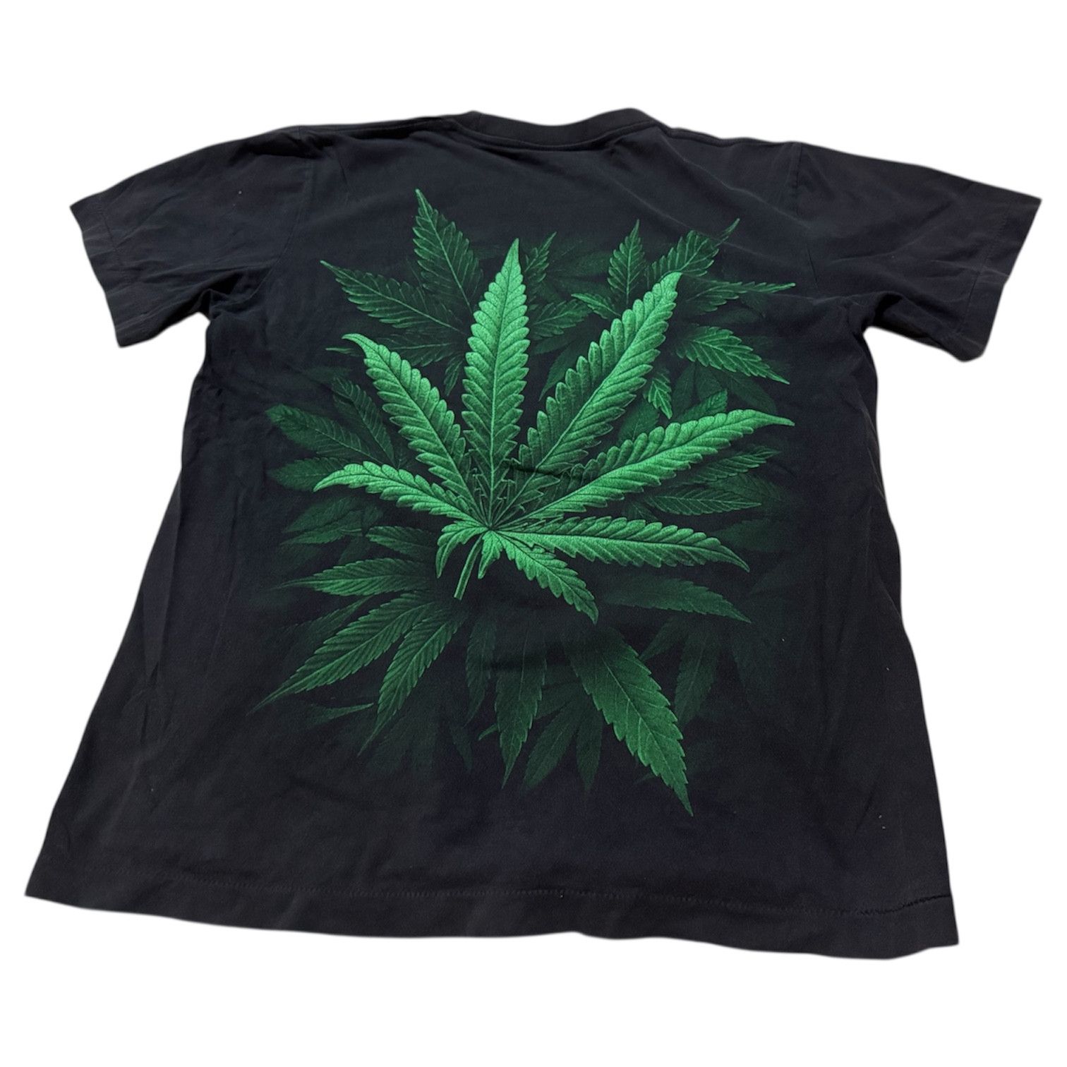 Vintage Vintage Y2K Rock Eagle Weed T Shirt Size US M / EU 48-50 / 2 - 2 Thumbnail