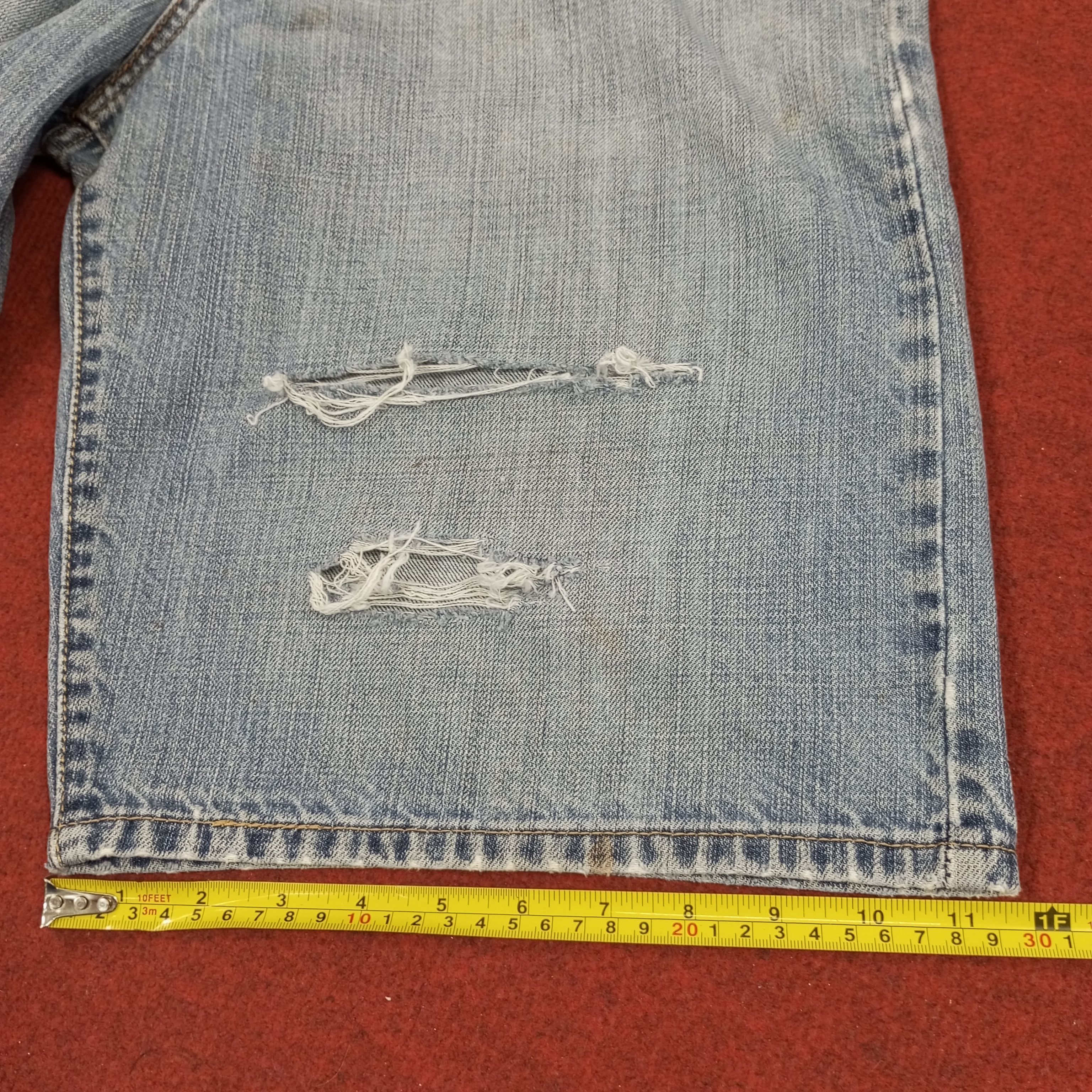 Levi's × Vintage Levis Short Jeans Distressed Streetwear Summer Style Size US 34 / EU 50 - 10 Thumbnail