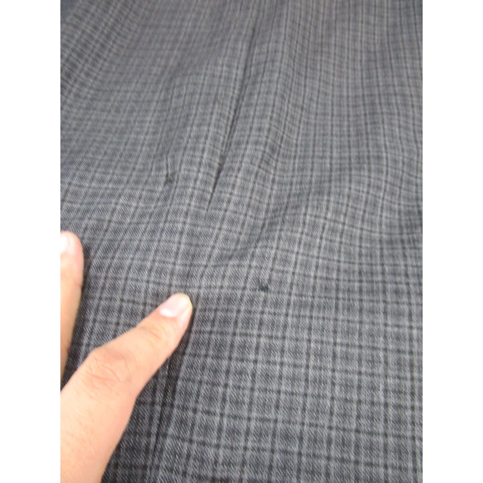 Hugo Boss Hugo Boss Blazer Mens 42 Long Gray Wool Plaid Knit Jacket Coat 2 Piece Men Size 42 Gray Mens Size 42R - 4 Thumbnail