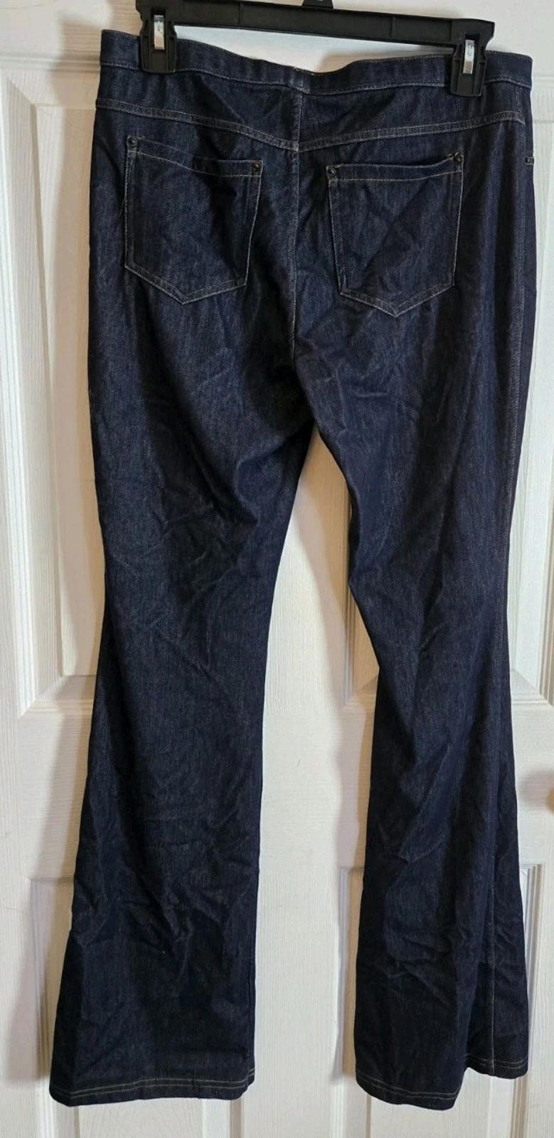 Other Vera Wang "Jeans" Flared Jeggings Womens Medium Elastic Wais Size 32" / US 10 / IT 46 - 3 Thumbnail