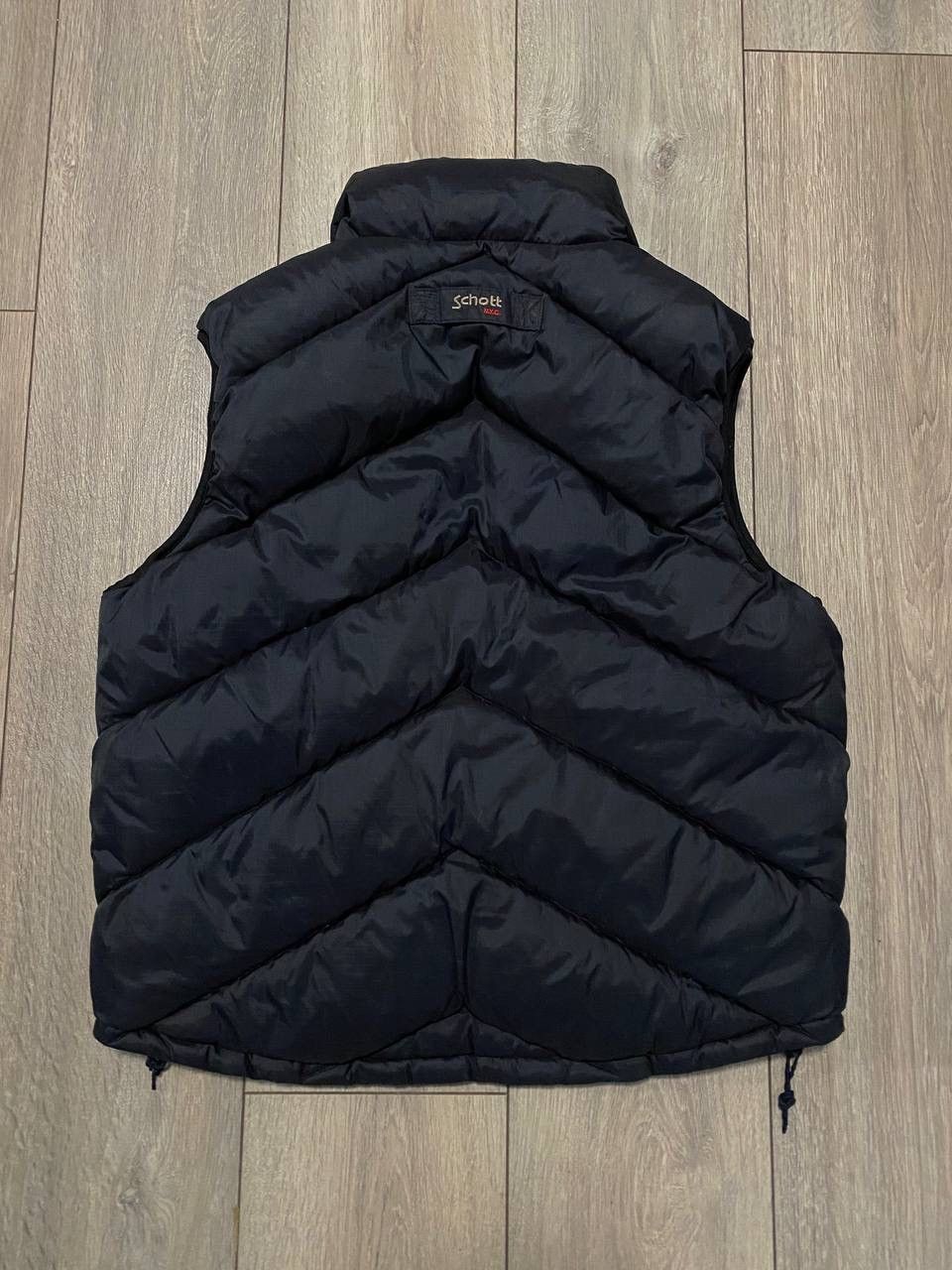 Schott Vintage Schott Down Puffer Vest NYC Blue 90s Y2K Size US M / EU 48-50 / 2 - 2 Thumbnail