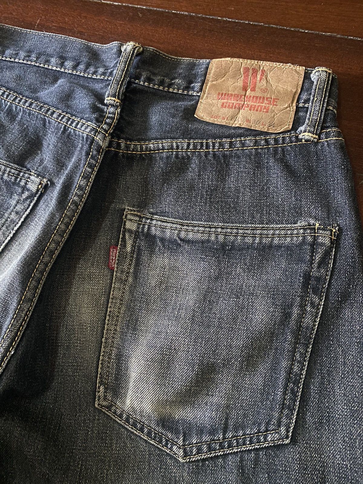 Sugar Cane Neputa Genus No.4 Wanderer by Warehouse Selvedge Jeans short Size US 30 / EU 46 - 13 Thumbnail