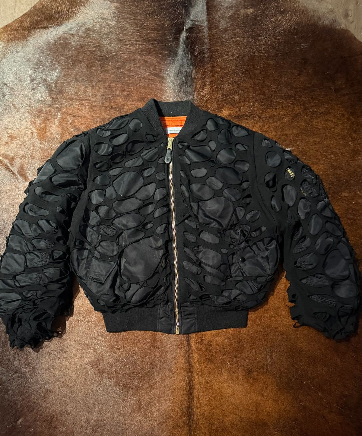 ALEXANDER DIGENOVA AW24 Showroom Sample Distressed Double Layered