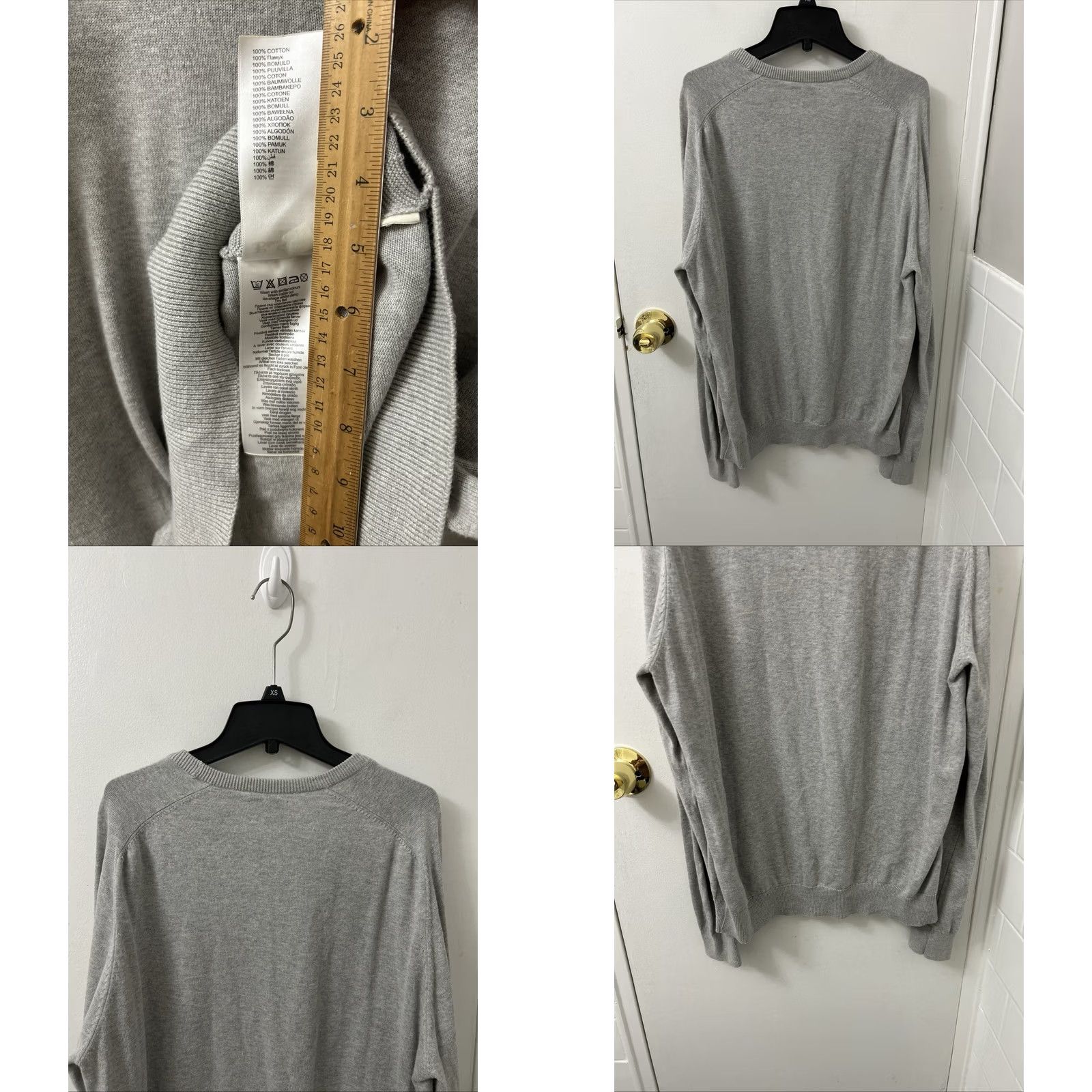 Ben Sherman Ben Sherman Sweater Mens Medium Gray Crewneck Pullover Long Sleeve Shirt Size US M / EU 48-50 / 2 - 8 Thumbnail
