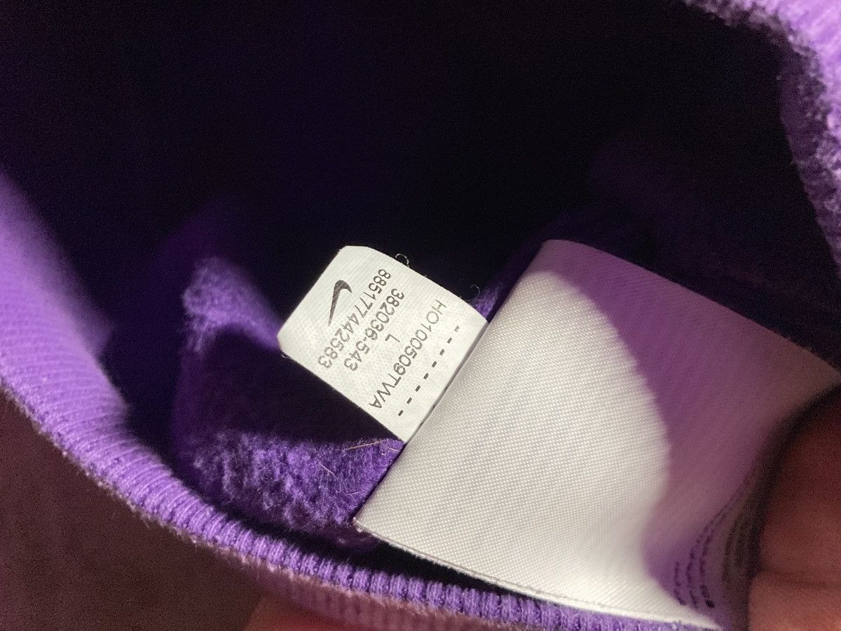 Nike × Vintage ⛩️Vintage Nike Purple Corner Swoosh Hoodie Mini Logo SunFaded Size US S / EU 44-46 / 1 - 6 Thumbnail