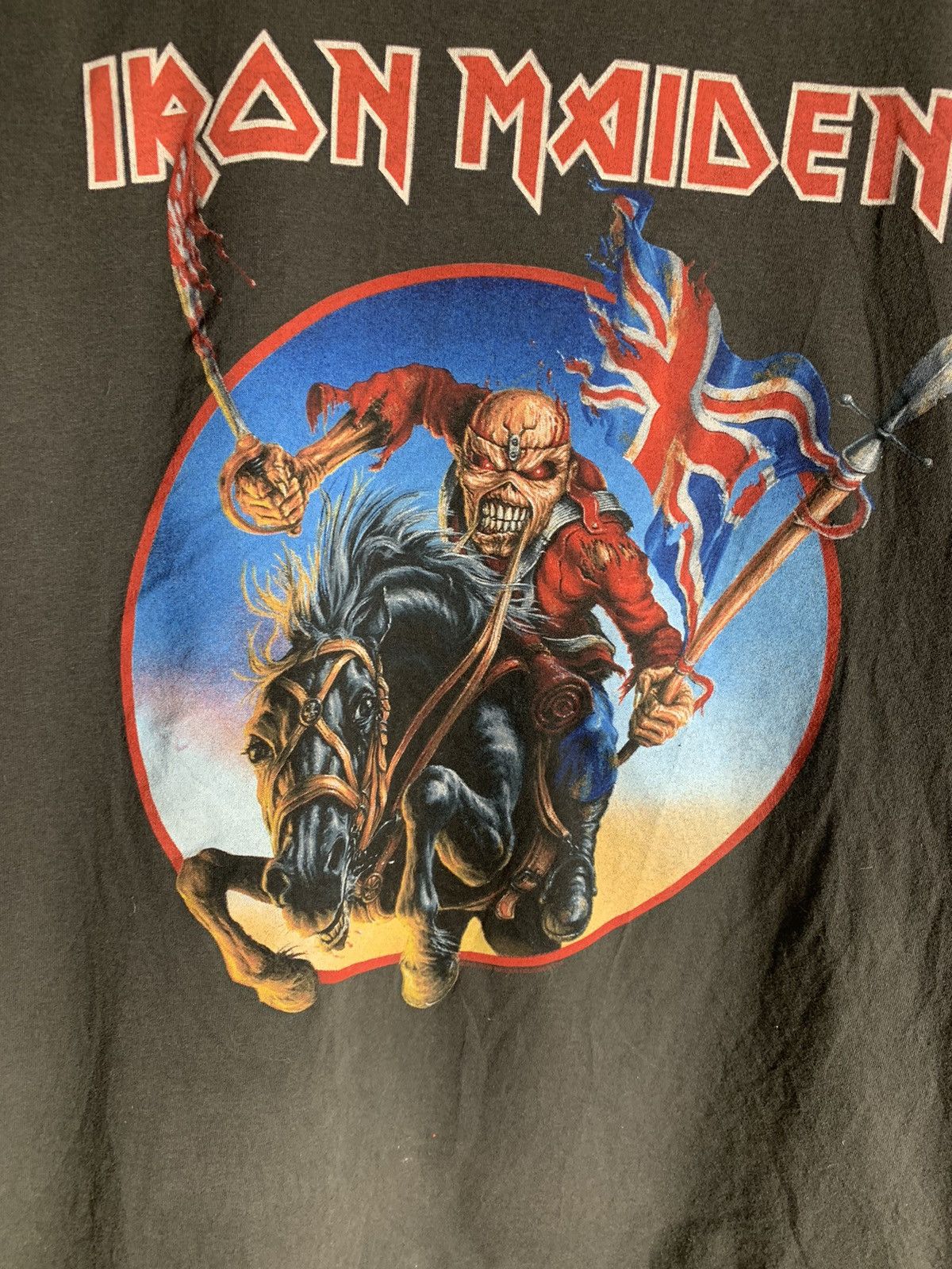 Iron Maiden × Vintage VINTAGE IRON MAIDEN ROCK T-SHIRT TOUR 2015 METAL Y2K RARE Size US XL / EU 56 / 4 - 3 Thumbnail