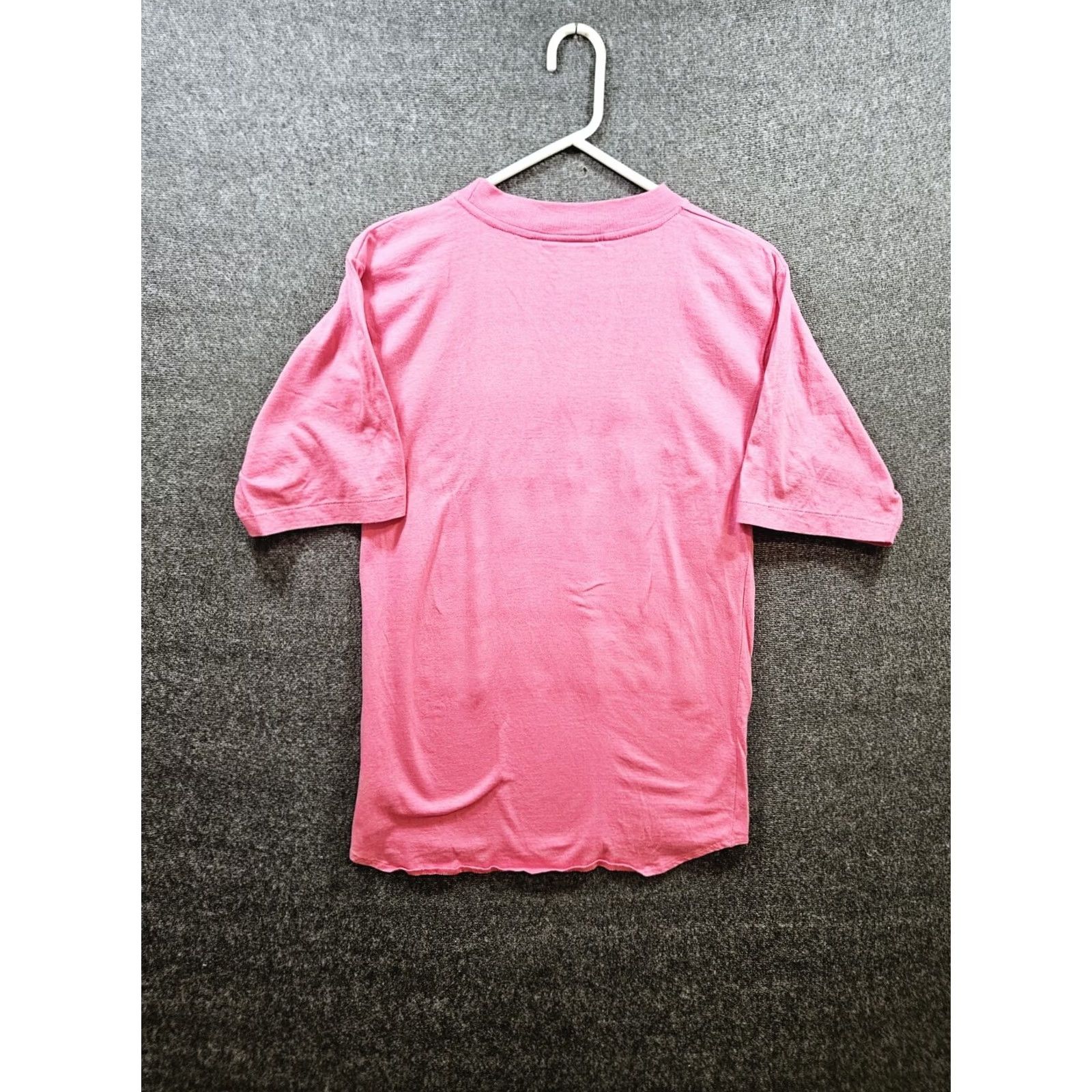 Vintage VINTAGE Columbia Tourist Graphic T-Shirt Pink S/M Unisex 80s Short Sleeve Cotton Graphic Tee Used Size US S / EU 44-46 / 1 - 2 Thumbnail