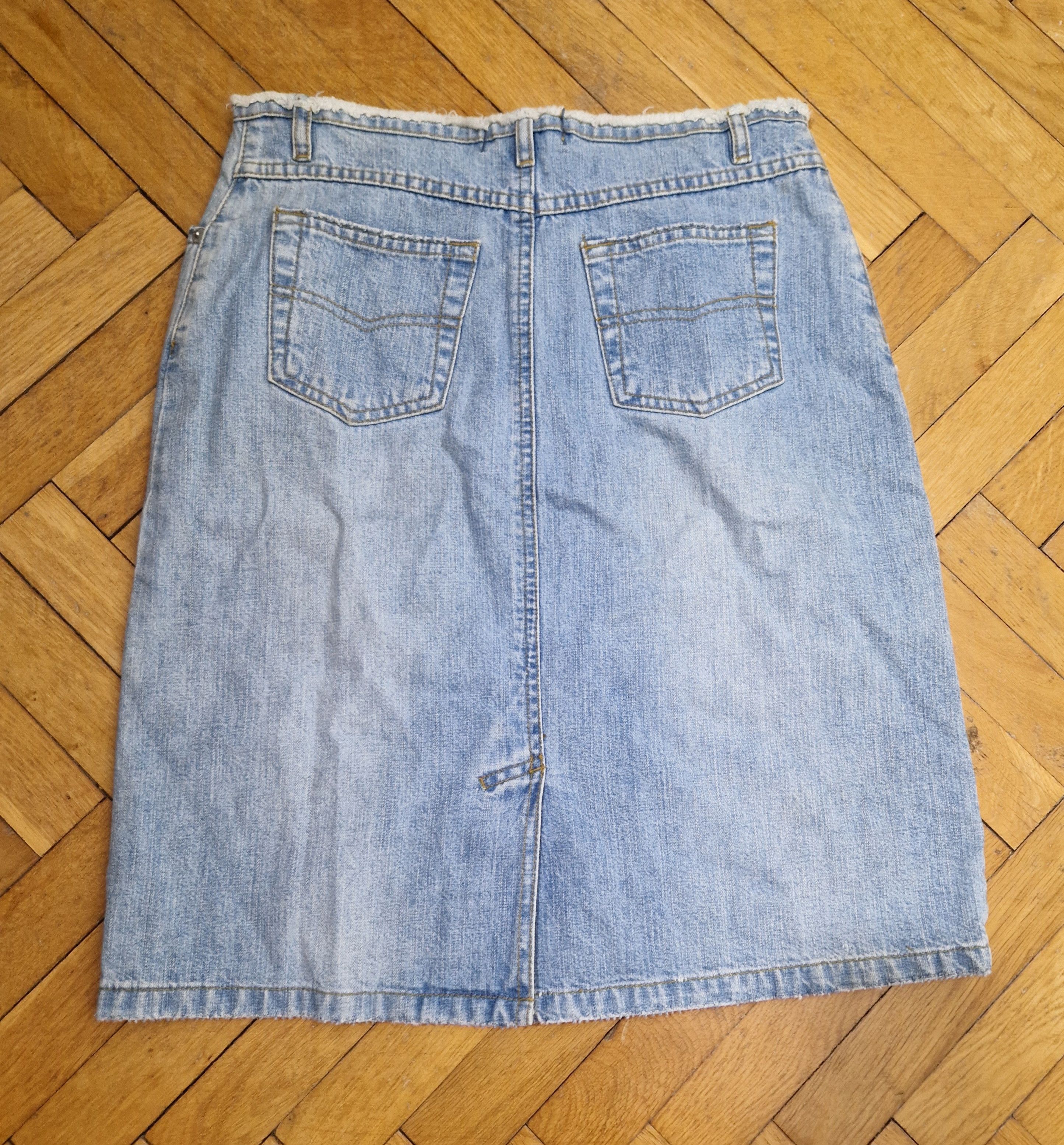 If Six Was Nine × Vintage vintage y2k attitude avant garde japanese denim mini skirt Size 26" / US 2 / IT 38 - 4 Thumbnail