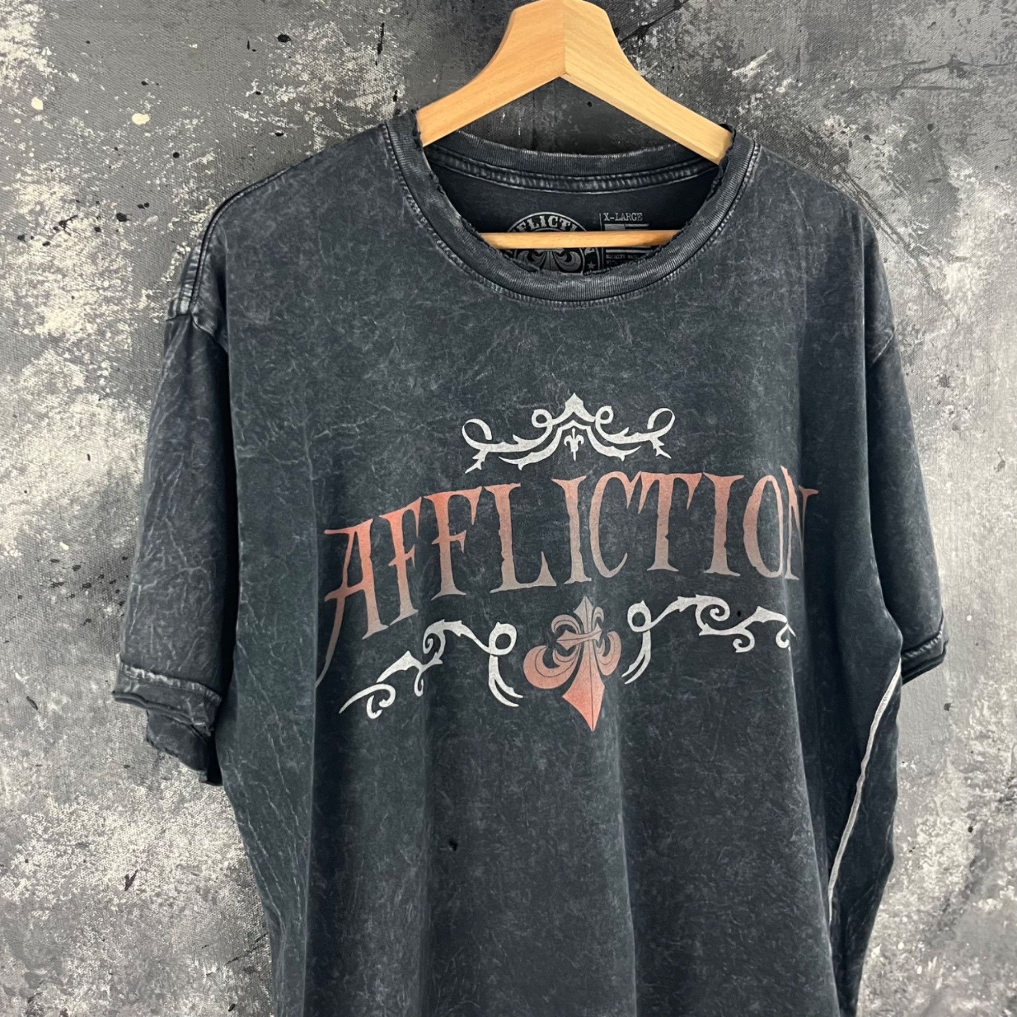 Affliction × Vintage Vintage Y2K Afflcition grunge shirt Size US L / EU 52-54 / 3 - 2 Thumbnail