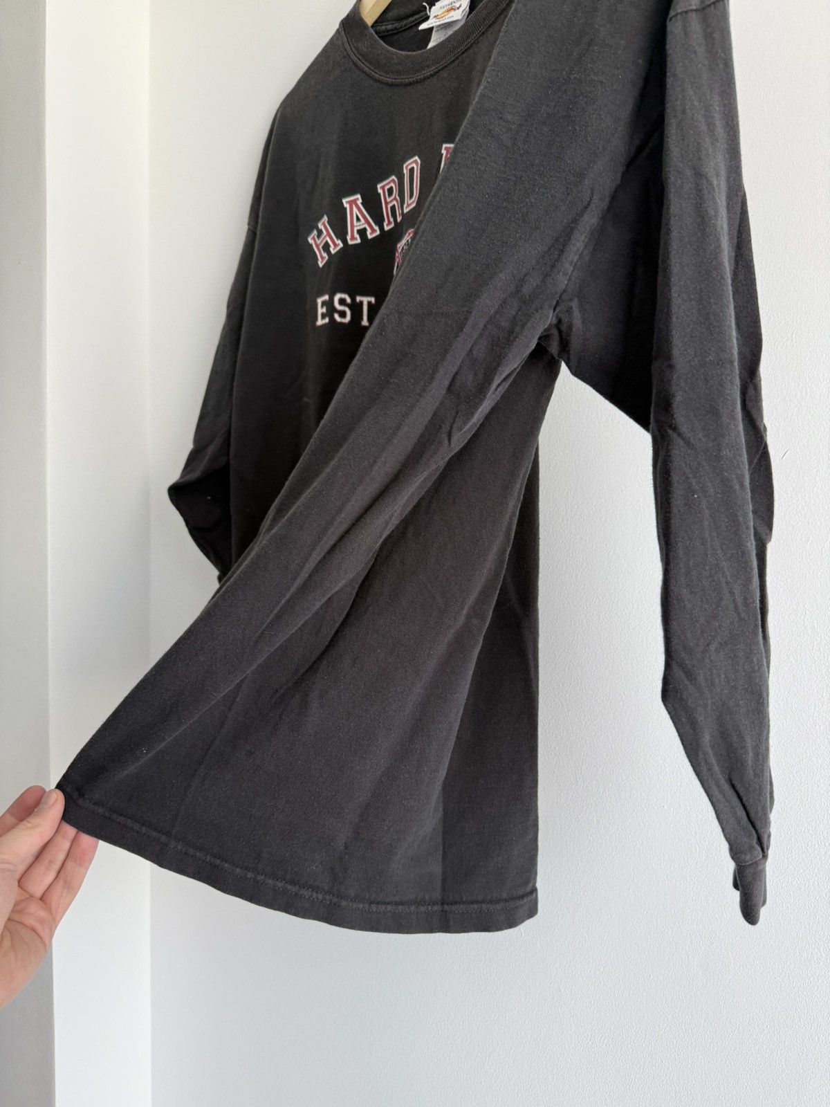 Hard Rock Cafe Vintage 90s Hard Rock Cafe Hollywood Long Sleeve Size US XL / EU 56 / 4 - 7 Thumbnail