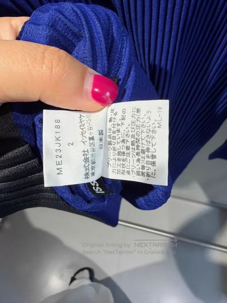 Issey Miyake Issey Miyake Color-blocked Spring Pleated Top Size M / US 6-8 / IT 42-44 - 8 Thumbnail