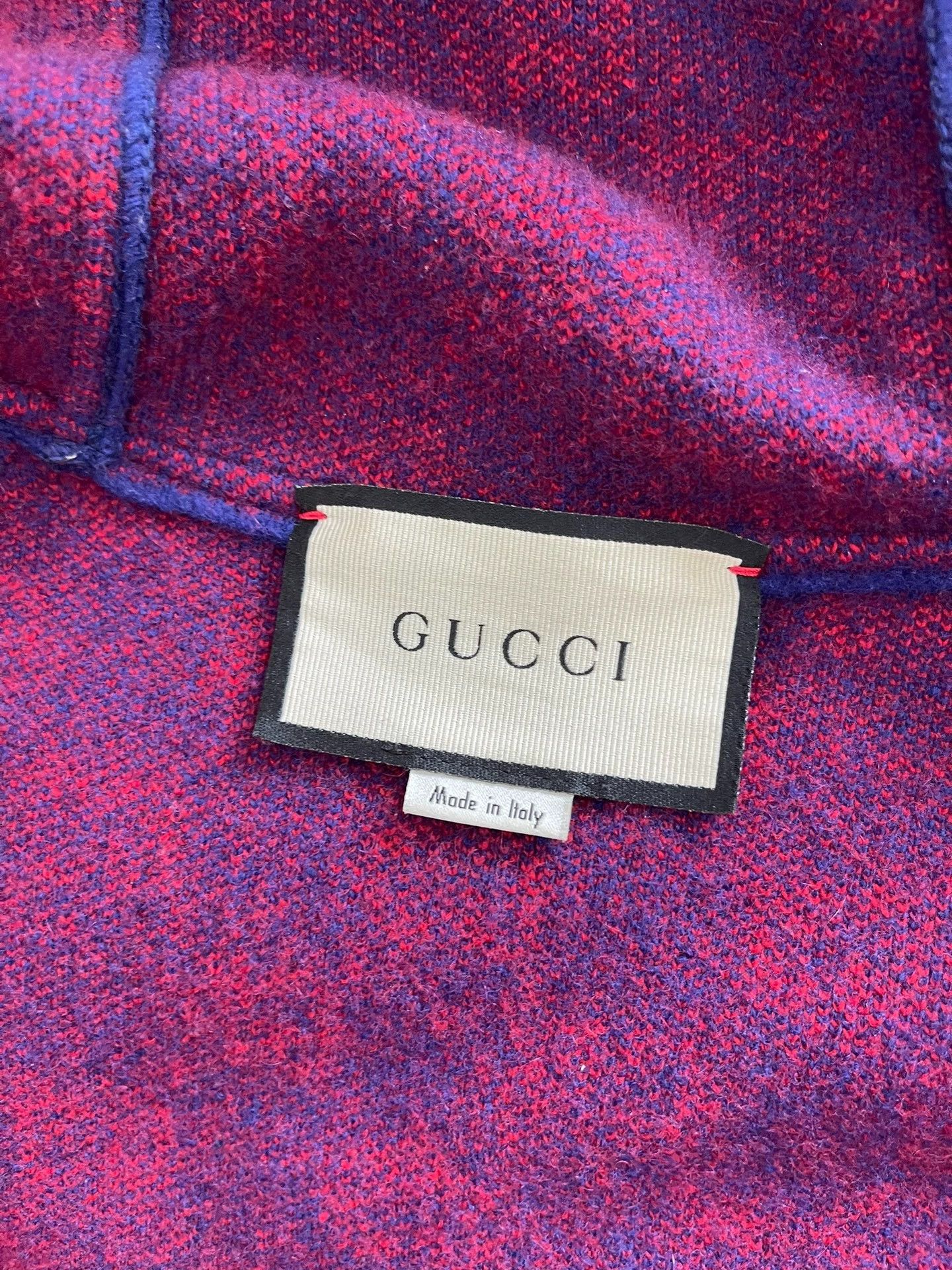 Gucci Gucci Full Logo Wool Jacket S (Fits L) Like New Size US S / EU 44-46 / 1 - 5 Thumbnail