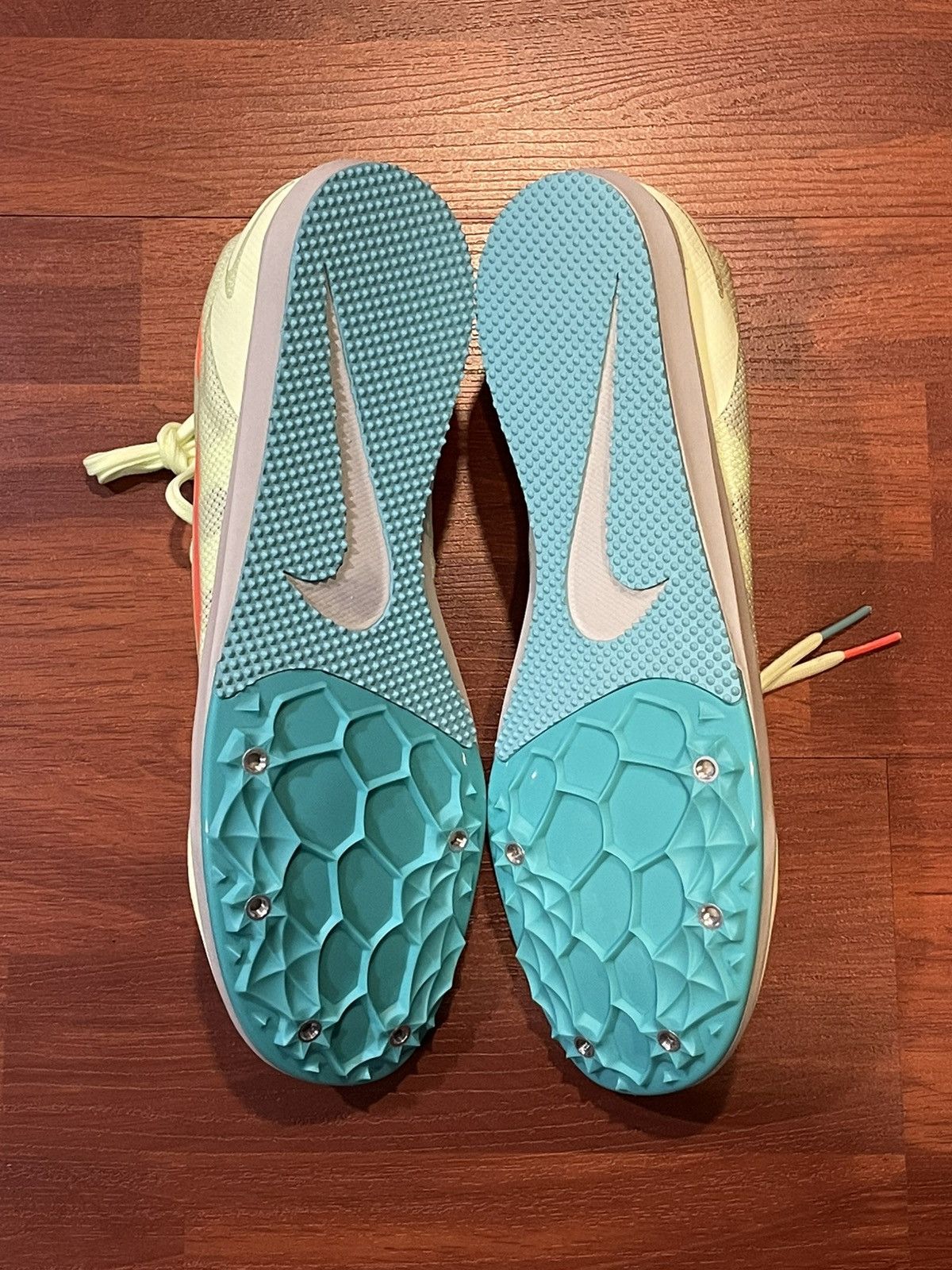 Nike Nike Zoom Rival D 10 Volt Turquoise Orange size mens 11.5 Size US 11.5 / EU 44-45 - 7 Thumbnail