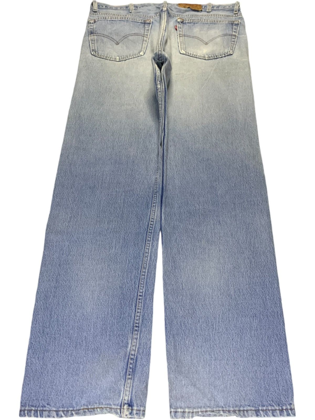 Levi's Vintage 90s Levis 501 Faded Wash Distressed Baggy Jeans Size US 37 - 2 Thumbnail