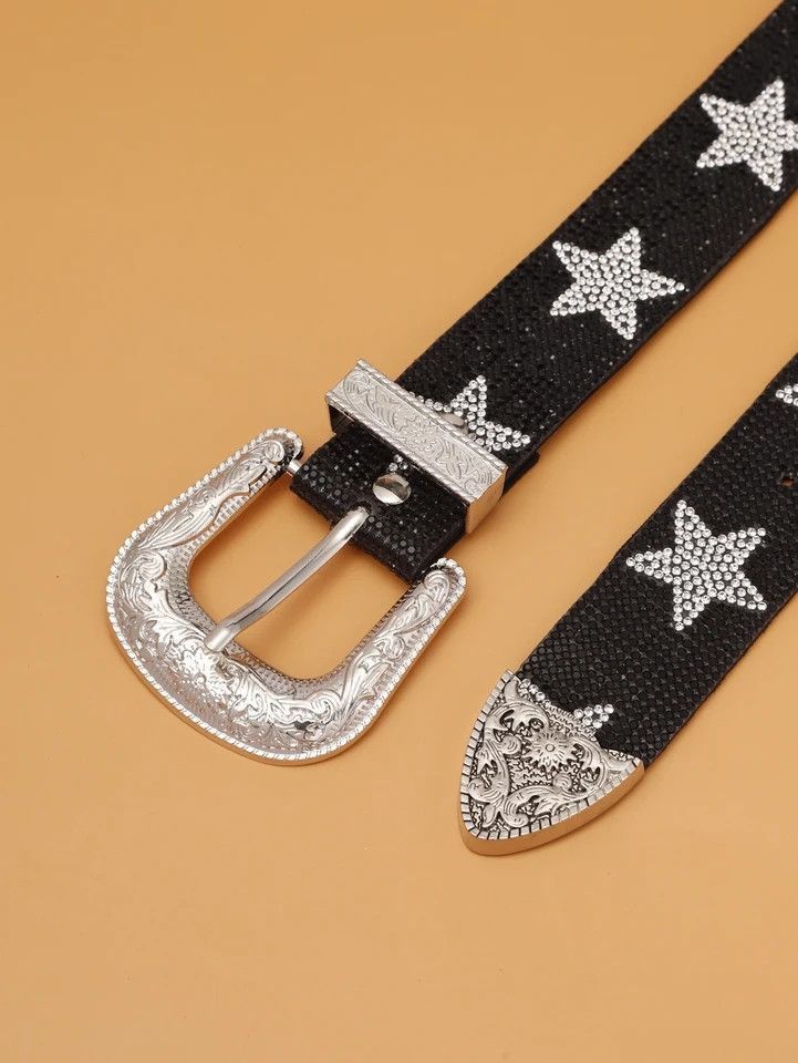 Other Gorgeous and shiny star rhinestone belt Size ONE SIZE - 2 Thumbnail