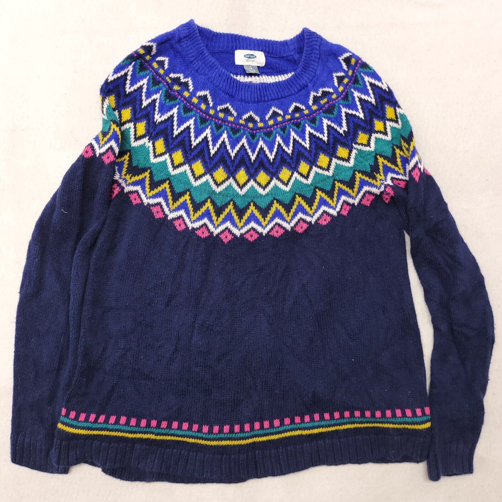 Old Navy Old Navy Casual Cotton Sweater Womens Size Small Blue Green Size S / US 4 / IT 40 - 2 Thumbnail