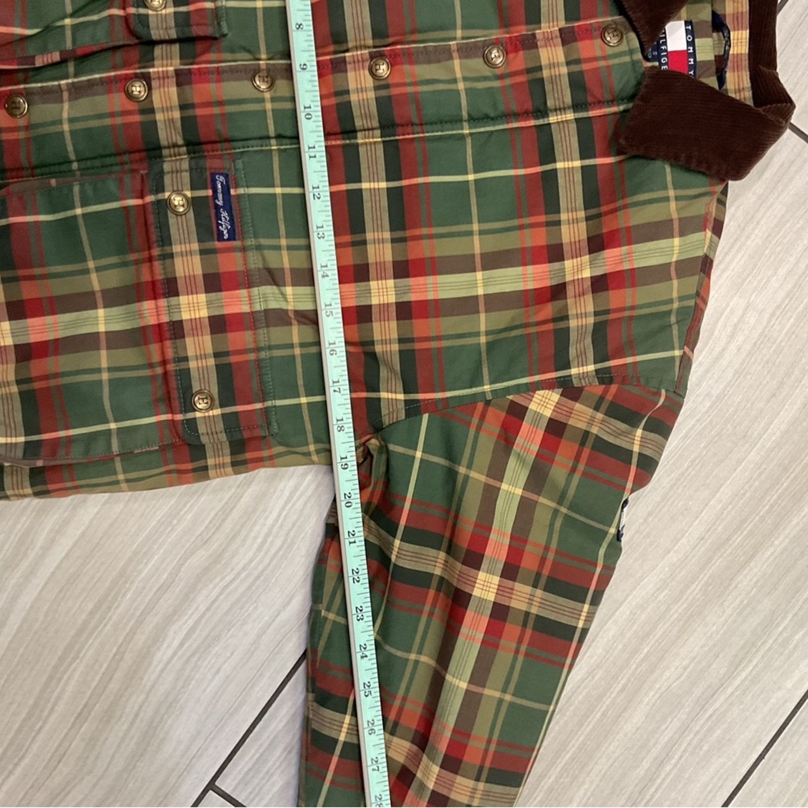 Tommy Hilfiger Tommy Hilfiger Plaid Kids Small Jacket Size US S / EU 44-46 / 1 - 14 Thumbnail