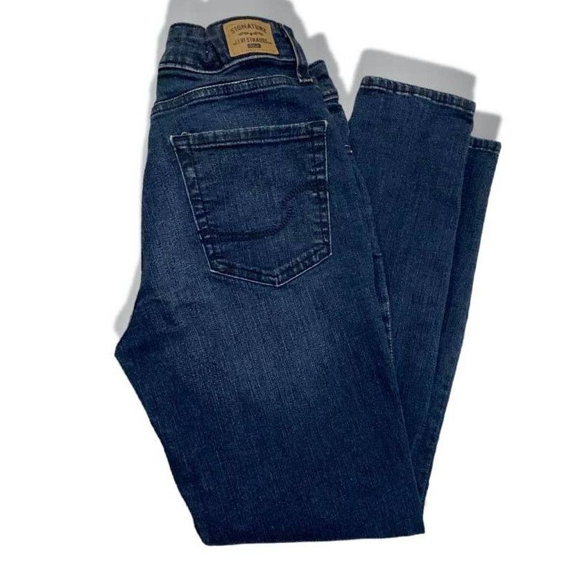Levi's Signature by Levi's Totally Shaping Skinny Jeans 4S 27x28 Size 27" / US 4 / IT 40 - 3 Thumbnail