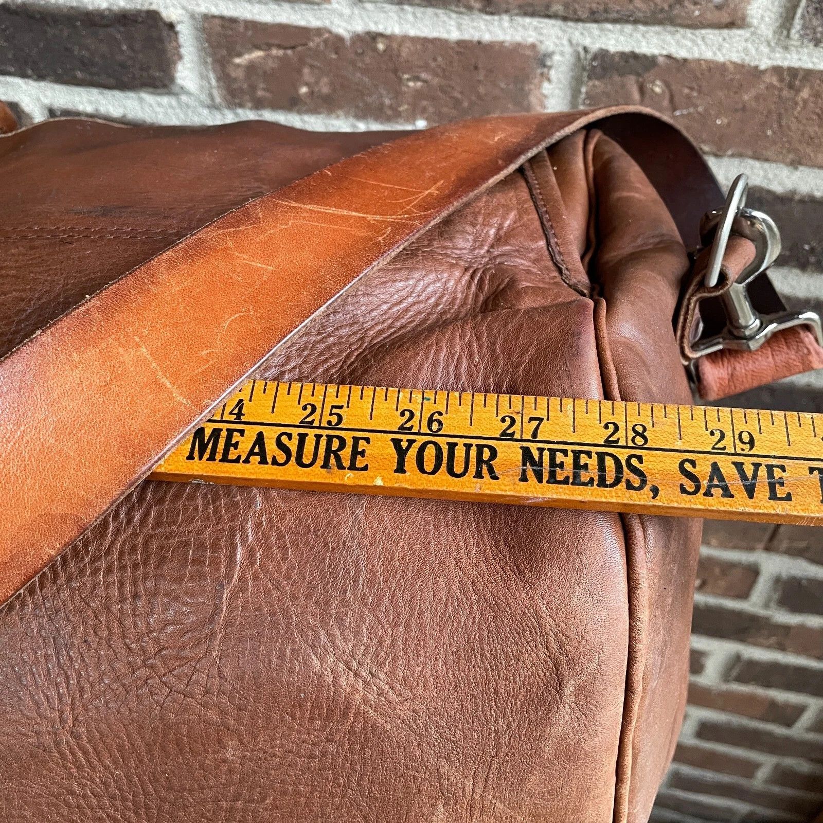 Other RARE VINTAGE 1970s GOKEY CUSTOM LEATHER XL DUFFEL BAG R$4898 Size ONE SIZE - 10 Thumbnail