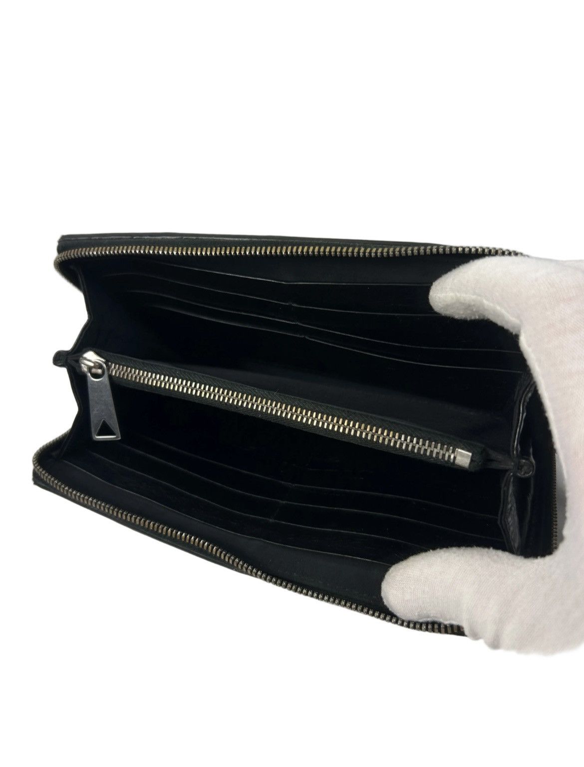 Bottega Veneta Bottega Veneta Leather Block Zippy Wallet Size ONE SIZE - 4 Thumbnail