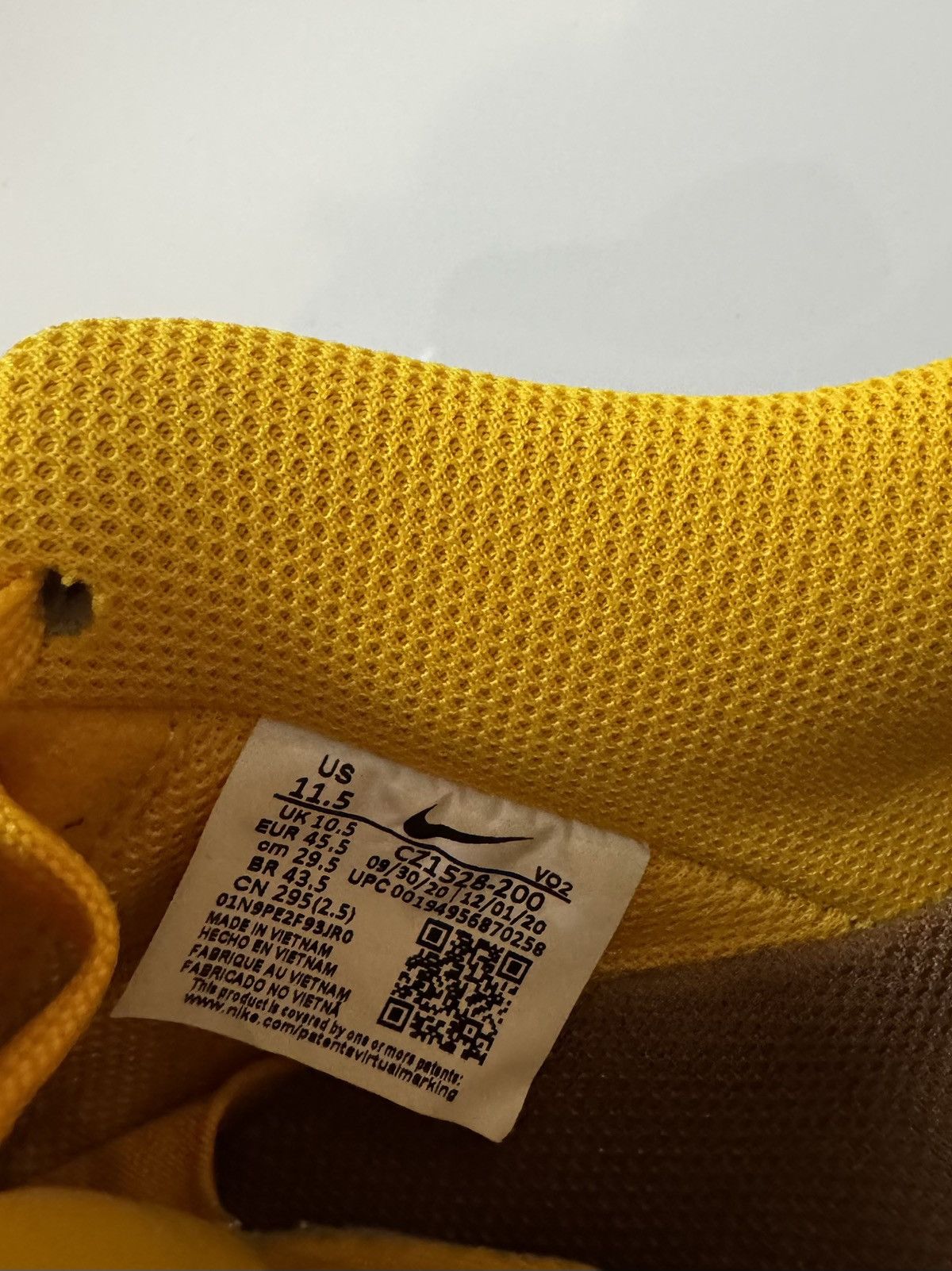 Nike Nike Air Force 1 low experimental sail RARE mens 10 n. 354 Size US 11.5 / EU 44-45 - 7 Thumbnail