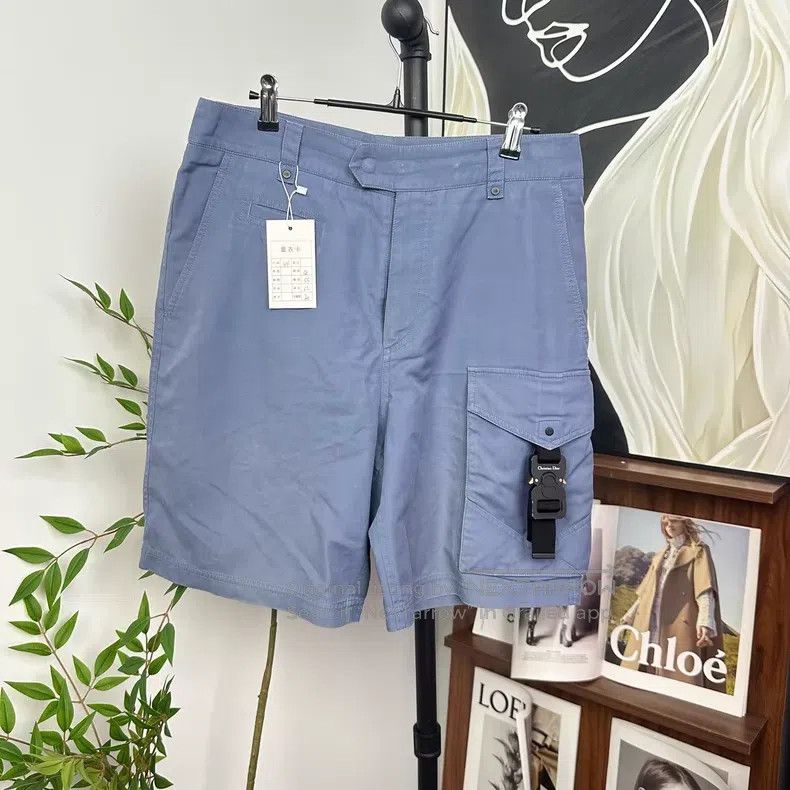 Dior Dior Lock buckle functional workwear shorts casual pants Size US 28 / EU 44 - 1 Thumbnail