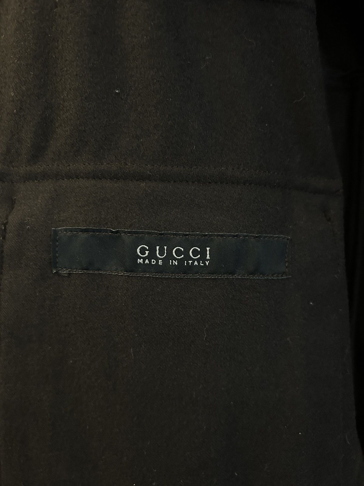 Gucci Gucci Tom Ford FW 2003 black wool M65/ safari jacket Size US L / EU 52-54 / 3 - 19 Thumbnail