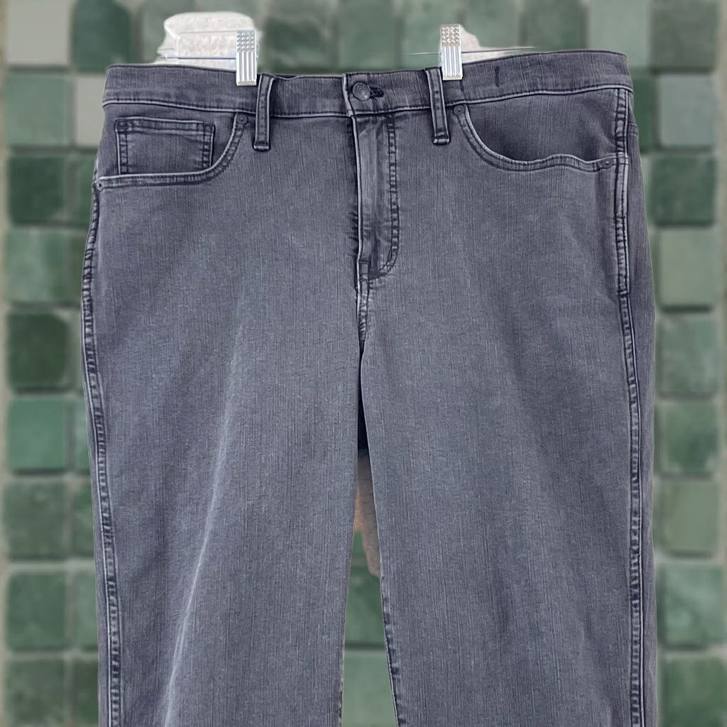 Madewell Madewell Petites Black Denim Stovepipe Jeans Womens 32P 5-Pocket Regular Straight Bohemian 90s Casual Pants Size 24" / US 00 / IT 34 - 1 Thumbnail
