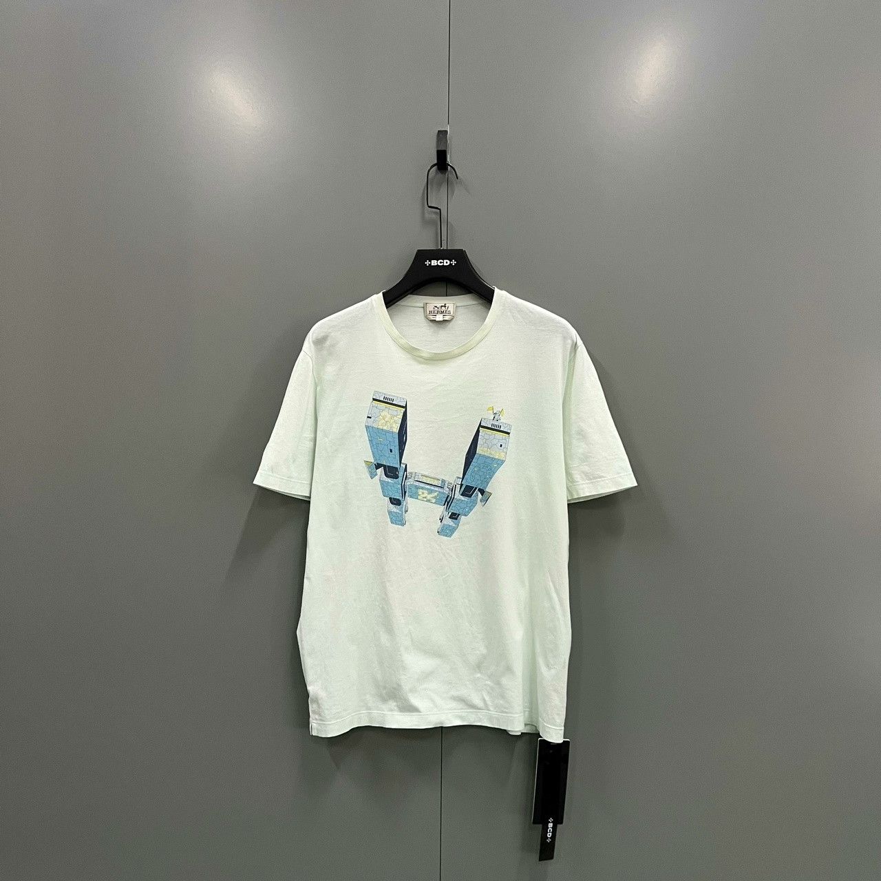 Hermes Hermes Green 3D Print Short Sleeve Size US L / EU 52-54 / 3 - 1 Thumbnail