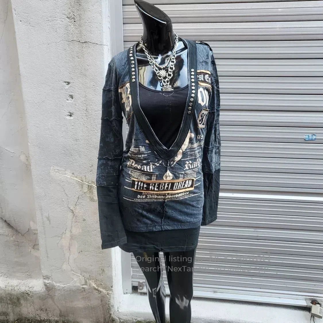 Vintage Vintage Gothic Western Long. Size S / US 4 / IT 40 - 2 Thumbnail