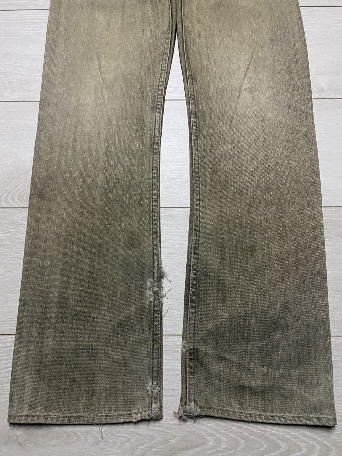 Dapper Dan × Gap Vintage Gap Denim Brown Faded Distressed Loose Jeans Size US 30 / EU 46 - 5 Thumbnail
