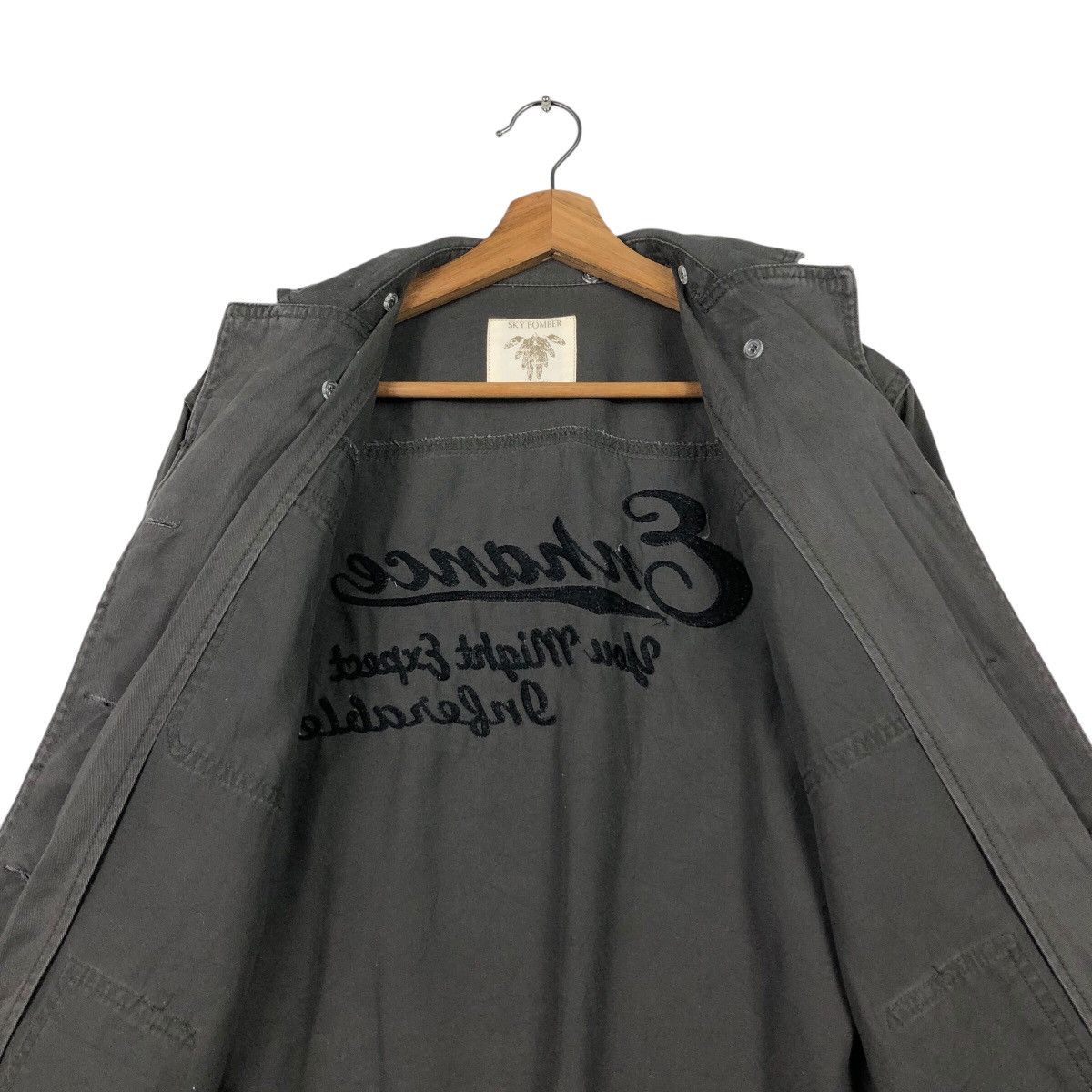 Japanese Brand 📌Vintage Biker Jacket Sky Bomber Bondage Design Parachute Size US M / EU 48-50 / 2 - 15 Thumbnail